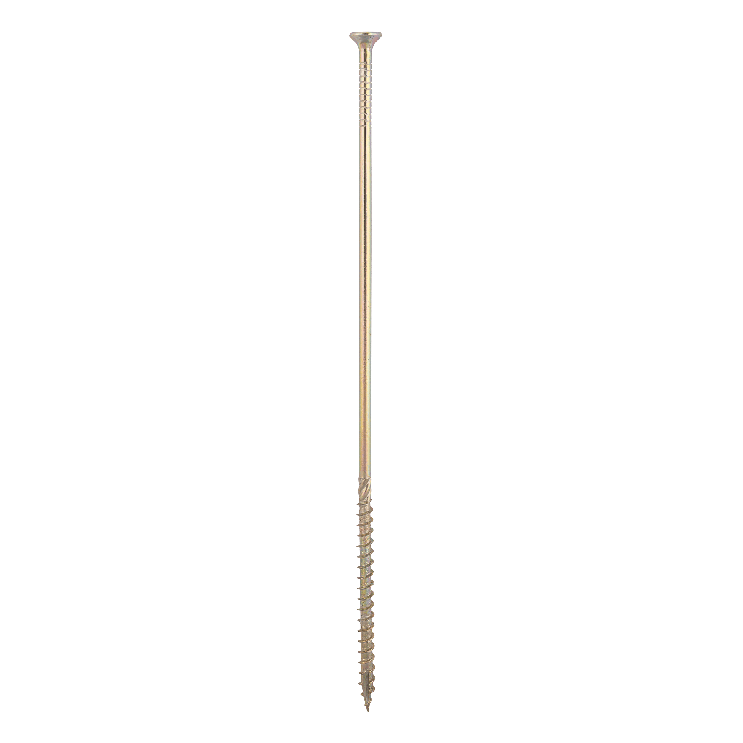 Wkręty ciesielskie do drewna stożkowe TORX CS, 8x320 mm, Złoty, 50 szt., 8x320 mm.