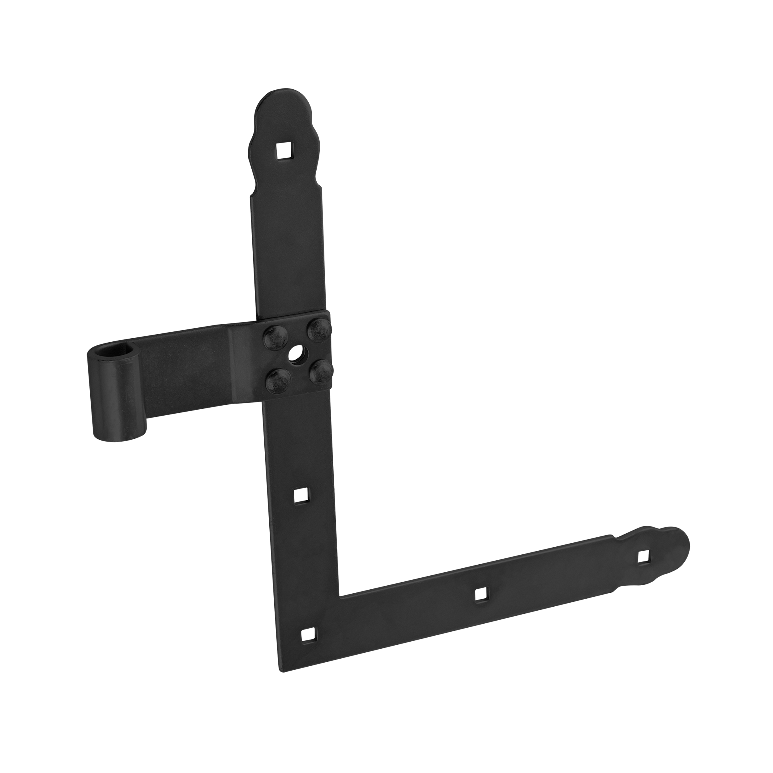 Zestaw 2x zawias kątowy do okiennic ZN 250/13 L+P, 200 mm, czarny, 13 mm, ujęcie 2.