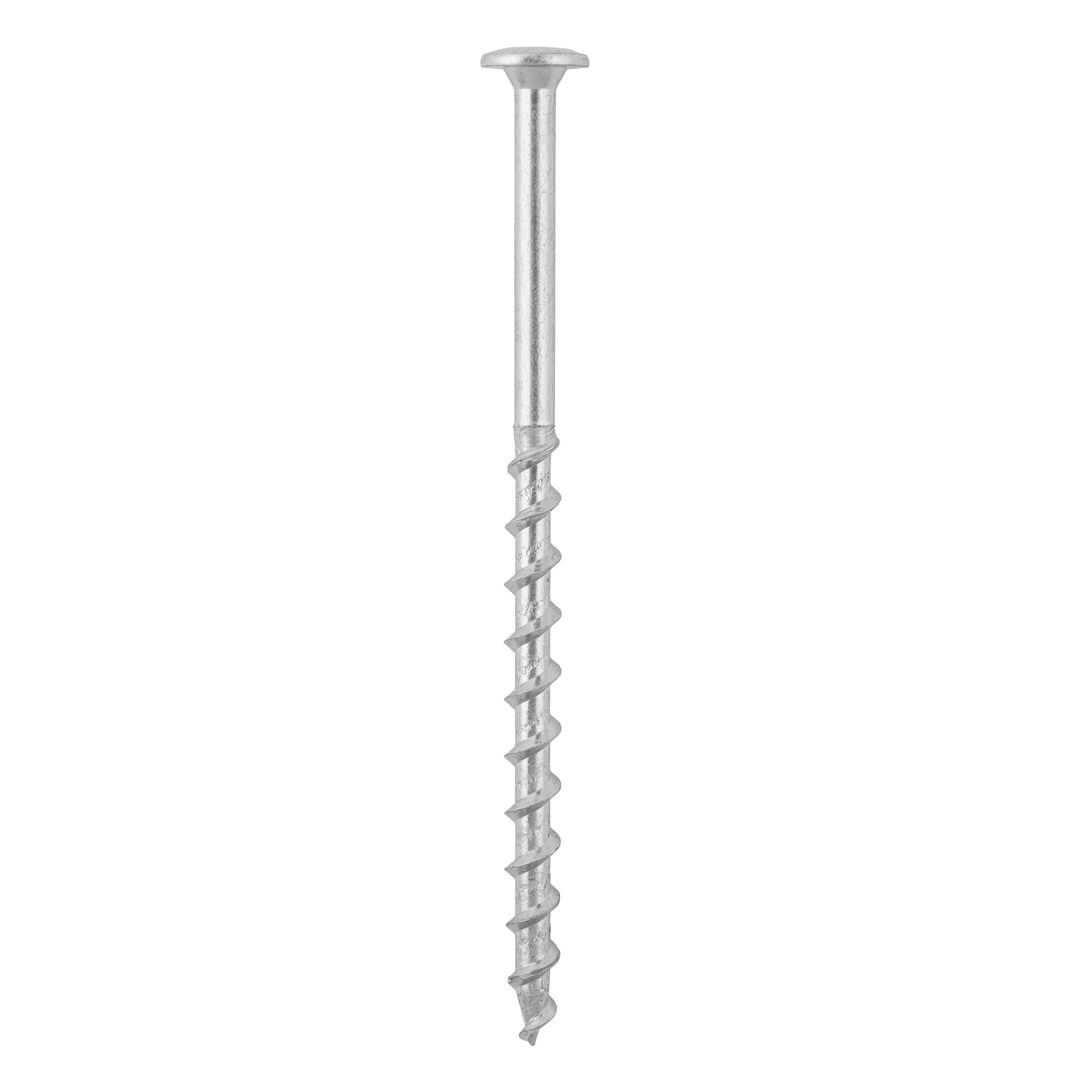 Wkręty do gazobetonu z łbem talerzowym TORX - GT | 8 x 140 mm | Srebrny | 50 szt Wkręty do gazobetonu z łbem talerzowym TORX GT, 8x140 mm, srebrny, 50 szt., Hartowana stal węglowa.