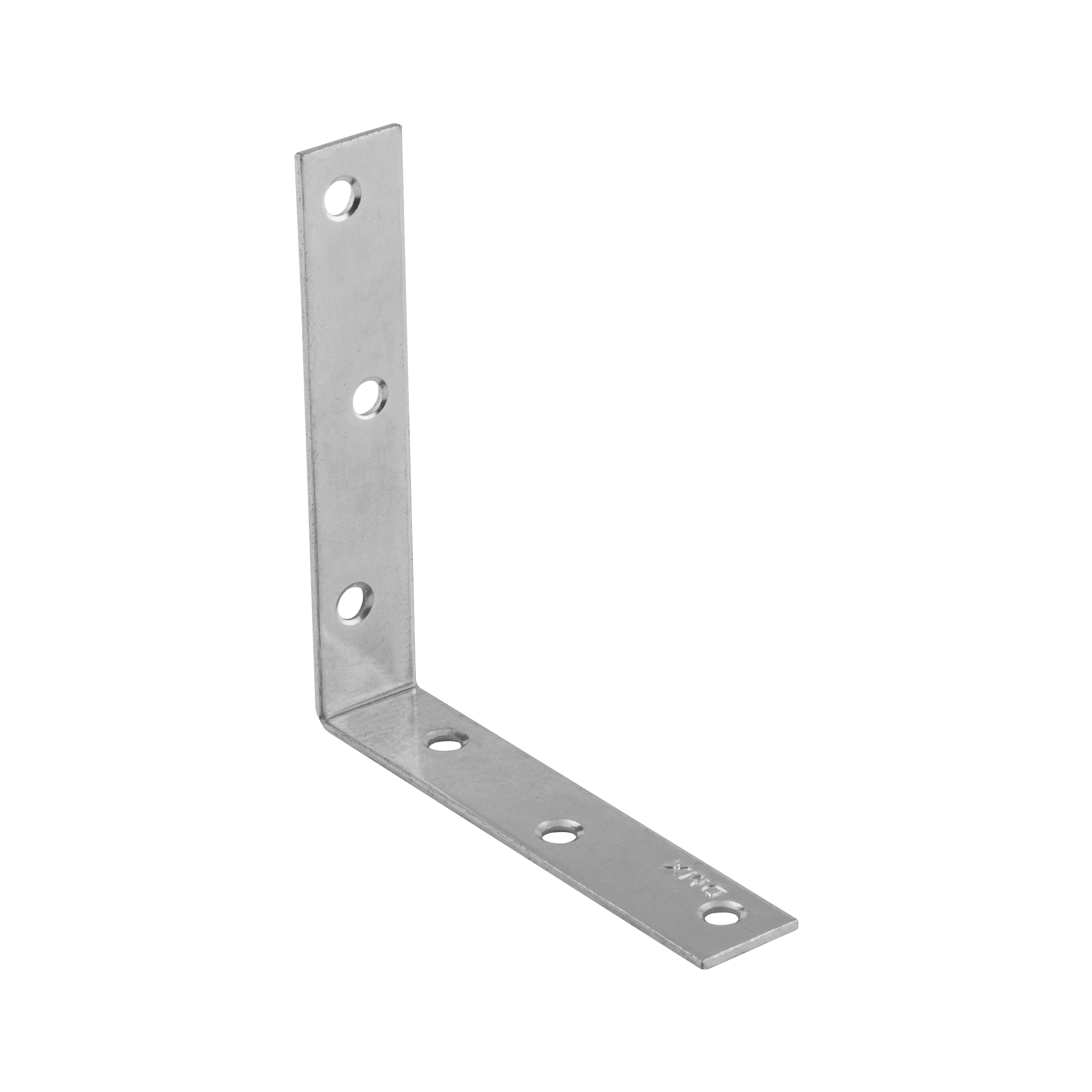 Kątownik meblowy stolarski wąski KW 100, 100x100x19 mm, 20 szt., 100x100x19x2,0 mm, Stal konstrukcyjna DC01, srebrny, w zestawie elementów.