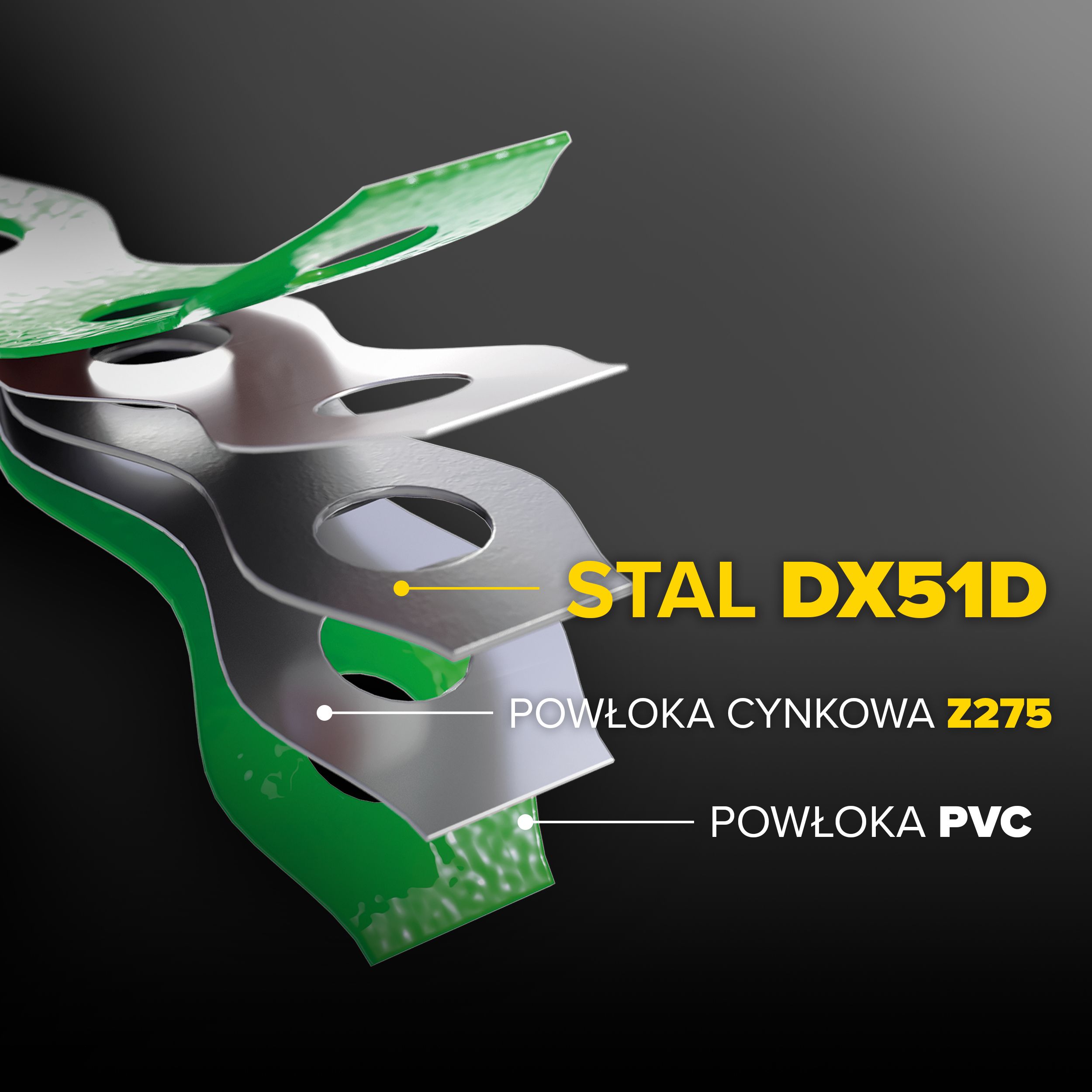 Taśma montażowa perforowana stal - TM 11 | 3 m | Biały | TM 11 Taśma montażowa perforowana stal - TM 11 | 3 m | Biały | TM 11