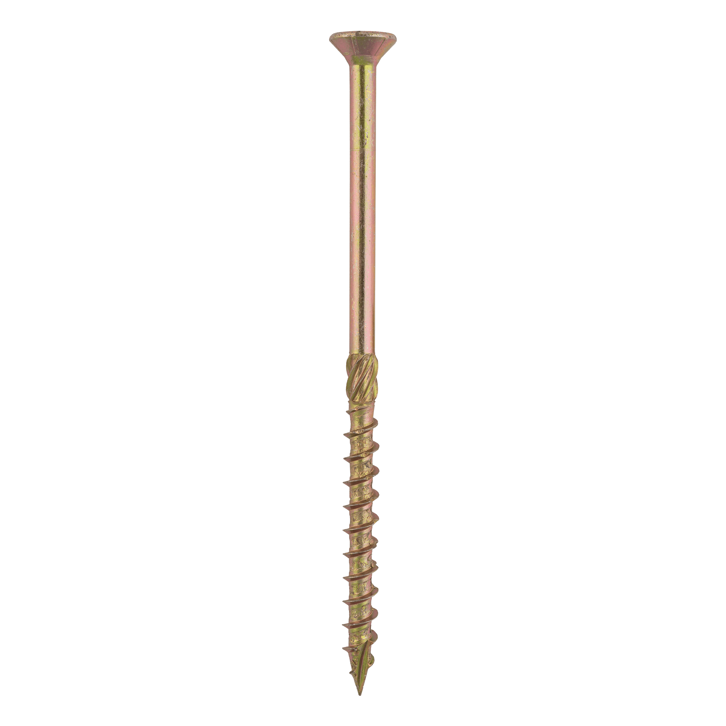 Wkręty ciesielskie do drewna stożkowe TORX CS, 10x180 mm, Złoty, 50 szt., 10x180 mm.