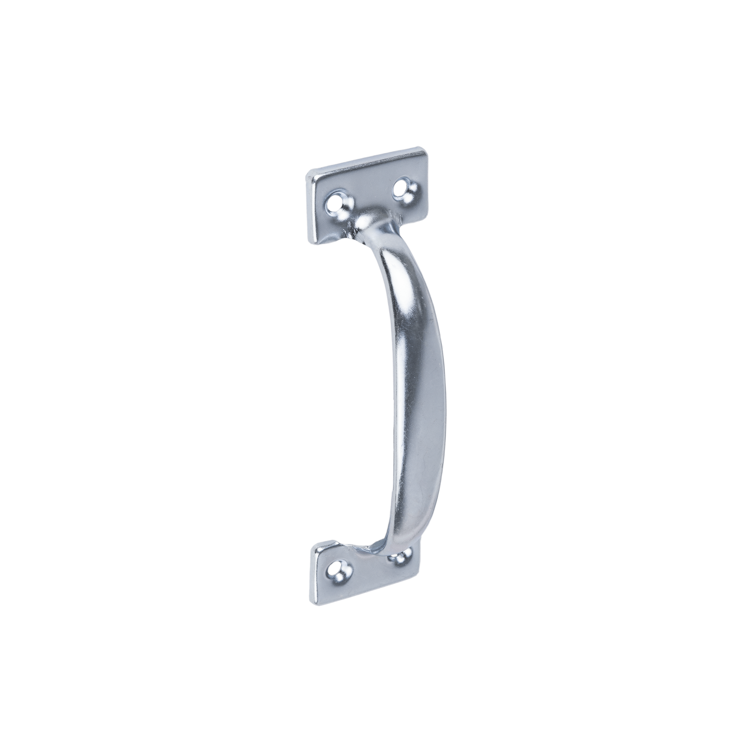 Uchwyt uniwersalny metalowy do bramki furtki mebli - UNB  | Srebrny | 145 mm
