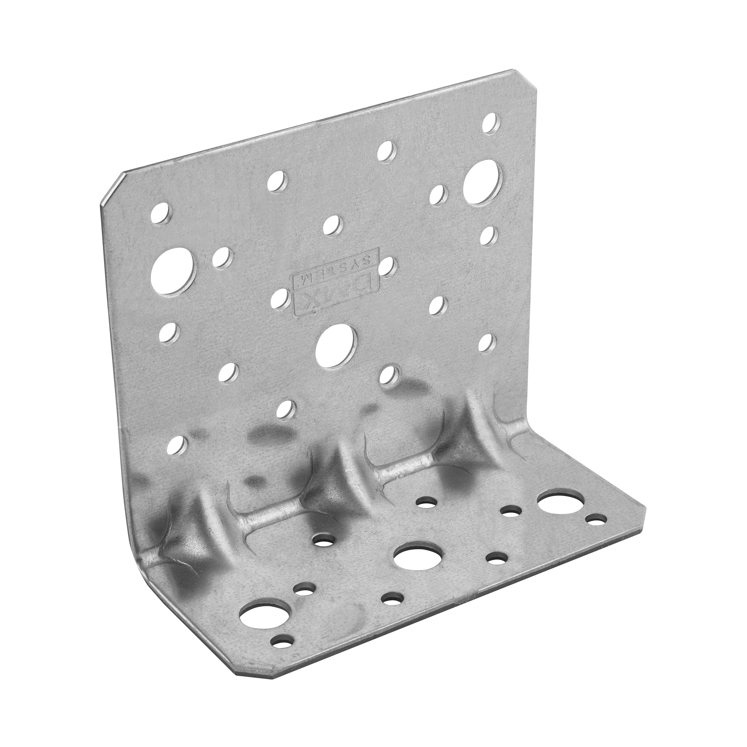 Kątownik ciesielski wzmocniony z przetłoczeniem - KPK 13 | 95x53x110 mm | 2,5 mm Kątownik ciesielski wzmocniony z przetłoczeniem - KPK 13 | 95x53x110 mm | 2,5 mm