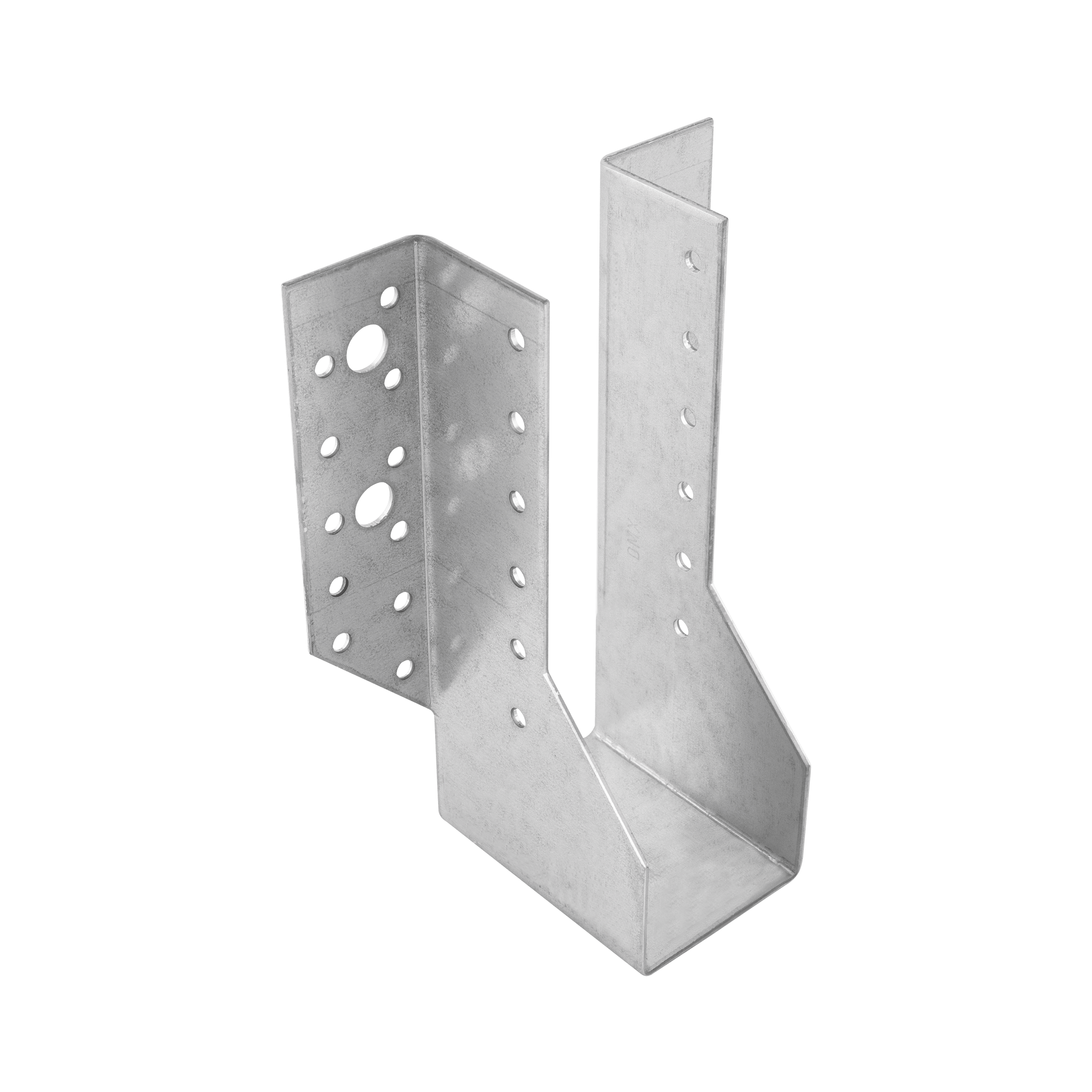 Wieszak belki uchwyt belki drewnianej WB 12, 51x165x75 mm, srebrny, 51x165x75x2,0 mm, Stal konstrukcyjna DX51D.