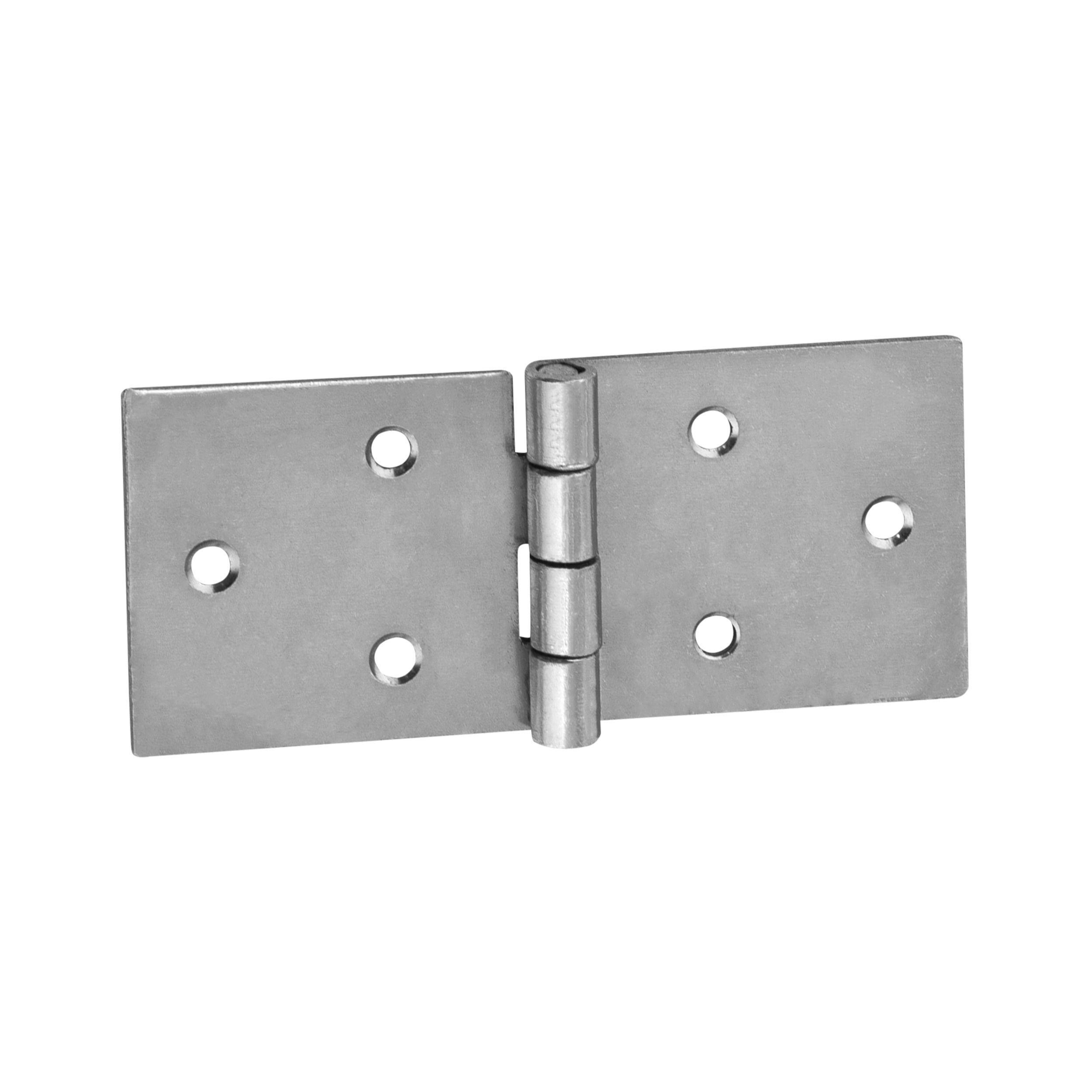 Zawias płaski budowlany splatany Z 100/45, 100 mm, srebrny, 100 mm, 100x45x1,5 mm.