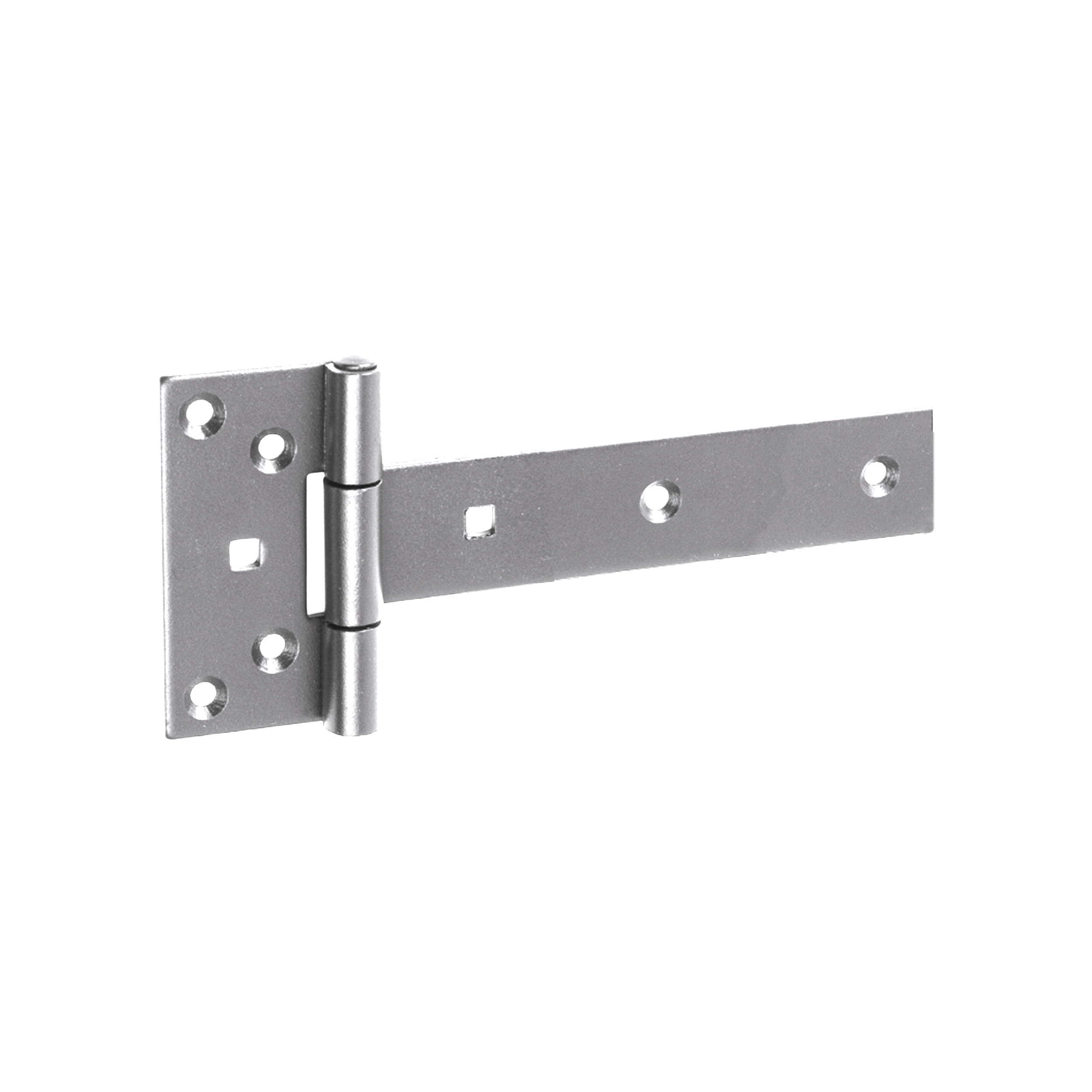 Zawias bramkowy do bramy furtki okiennic ZB 150, 150 mm, srebrny, 150x45x90x3,0 mm.