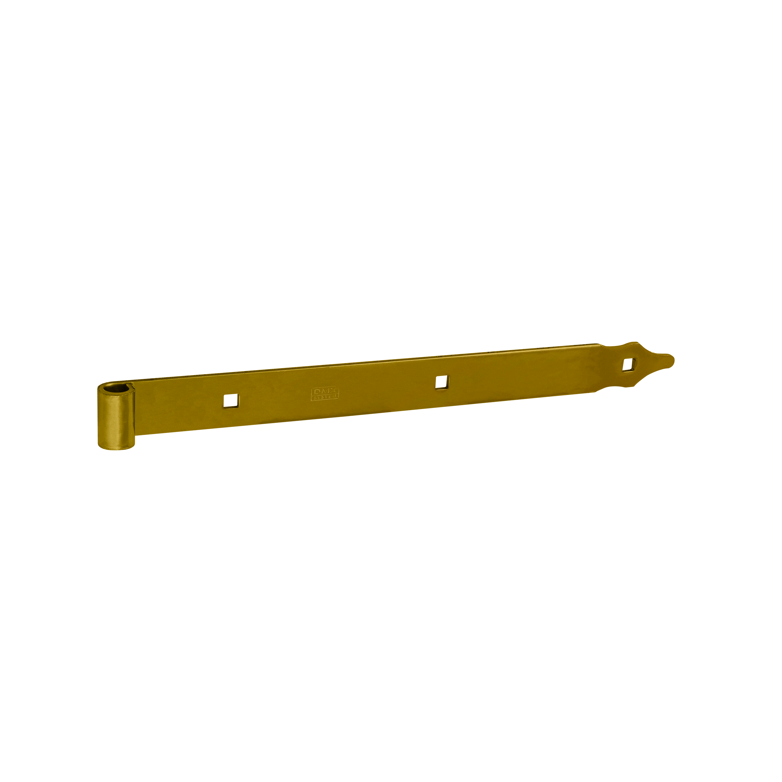 Zawias pasowy do bram ZP 400/13, 400 mm, Złoty, 13 mm, 400x35x4,0 mm.