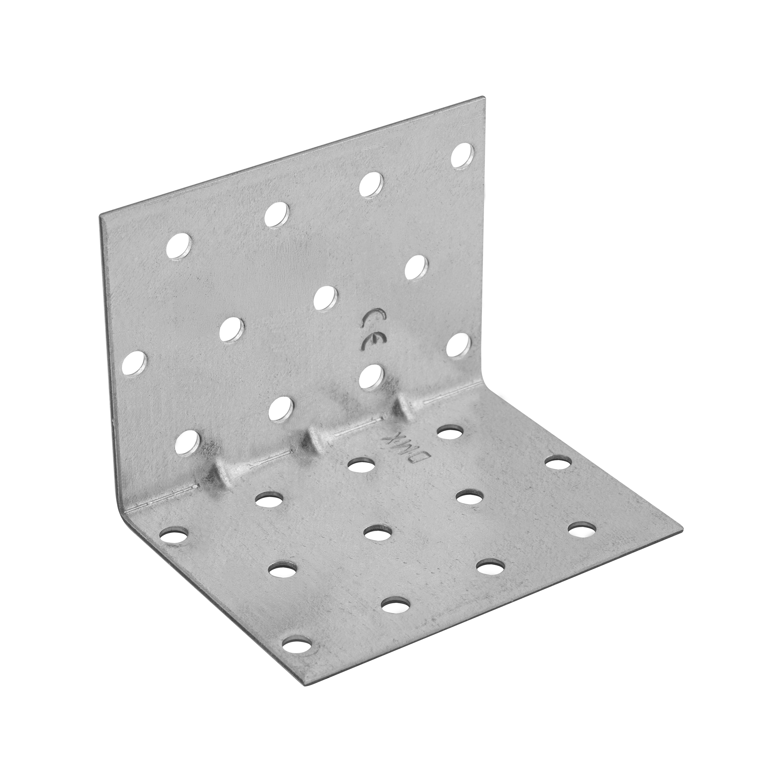 Kątownik montażowy przetłoczony KMP 6, 60x60x80 mm, 20 szt., 60x60x80x1,5 mm, Stal konstrukcyjna DX51D, srebrny, w zestawie elementów.