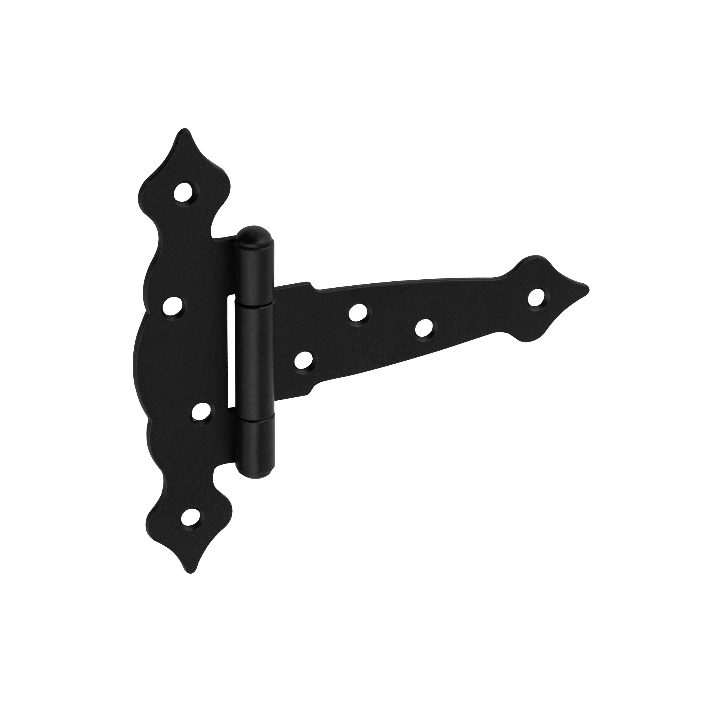 Zawias trójkątny ozdobny ZTO 125, 125 mm, 125x40x160x2,5 mm, Stal konstrukcyjna DC01, czarny.