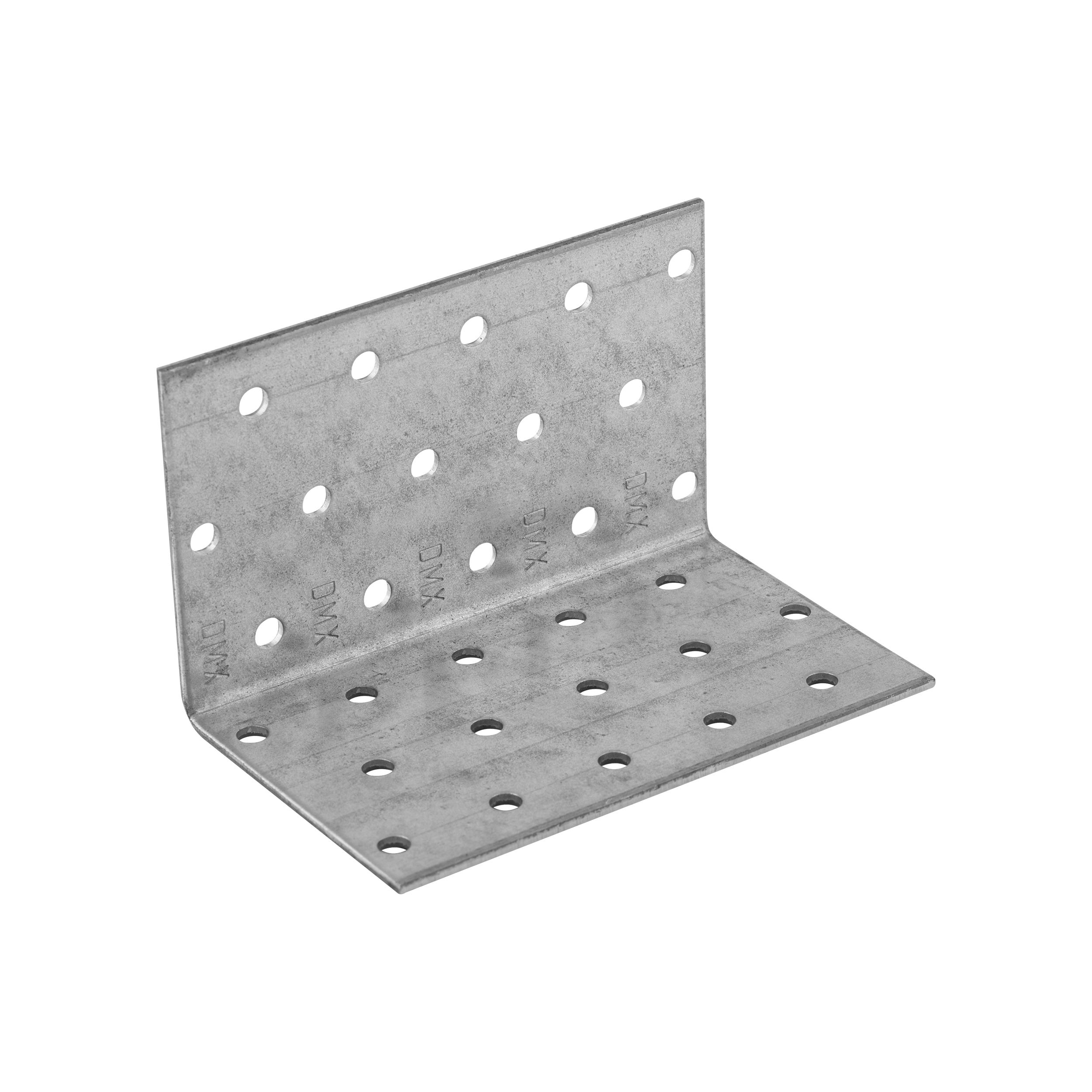 Kątownik montażowy stalowy uniwersalny KM 6, 60x60x100 mm, 20 szt., 60x60x100x2,0 mm, Stal konstrukcyjna DX51D, srebrny, w zestawie elementów.