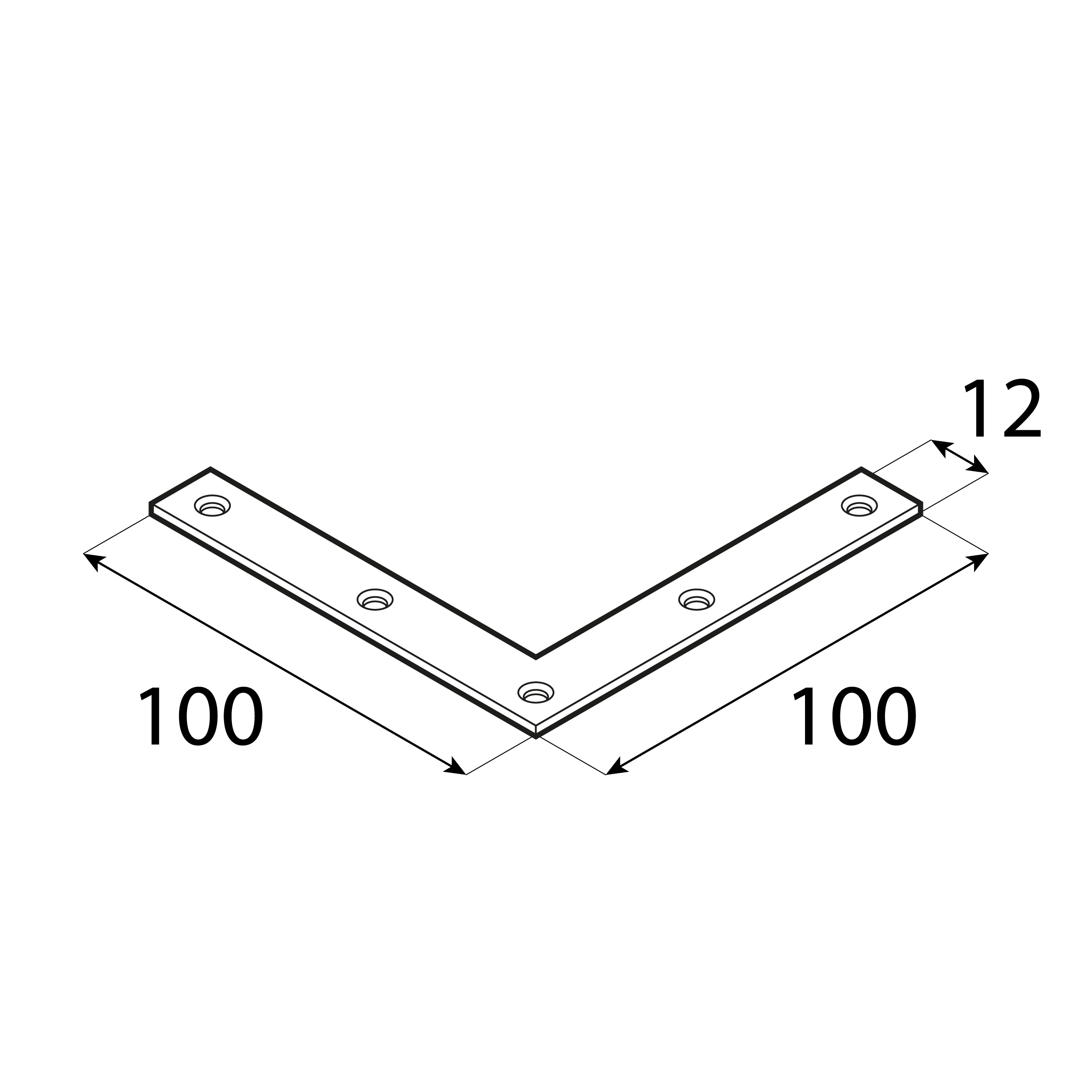 Narożnik okienny montażowy NA 100, 100x15 mm, 2 mm, srebrny, 100x100x15x2,0 mm, Stal konstrukcyjna DC01, ujęcie 1.