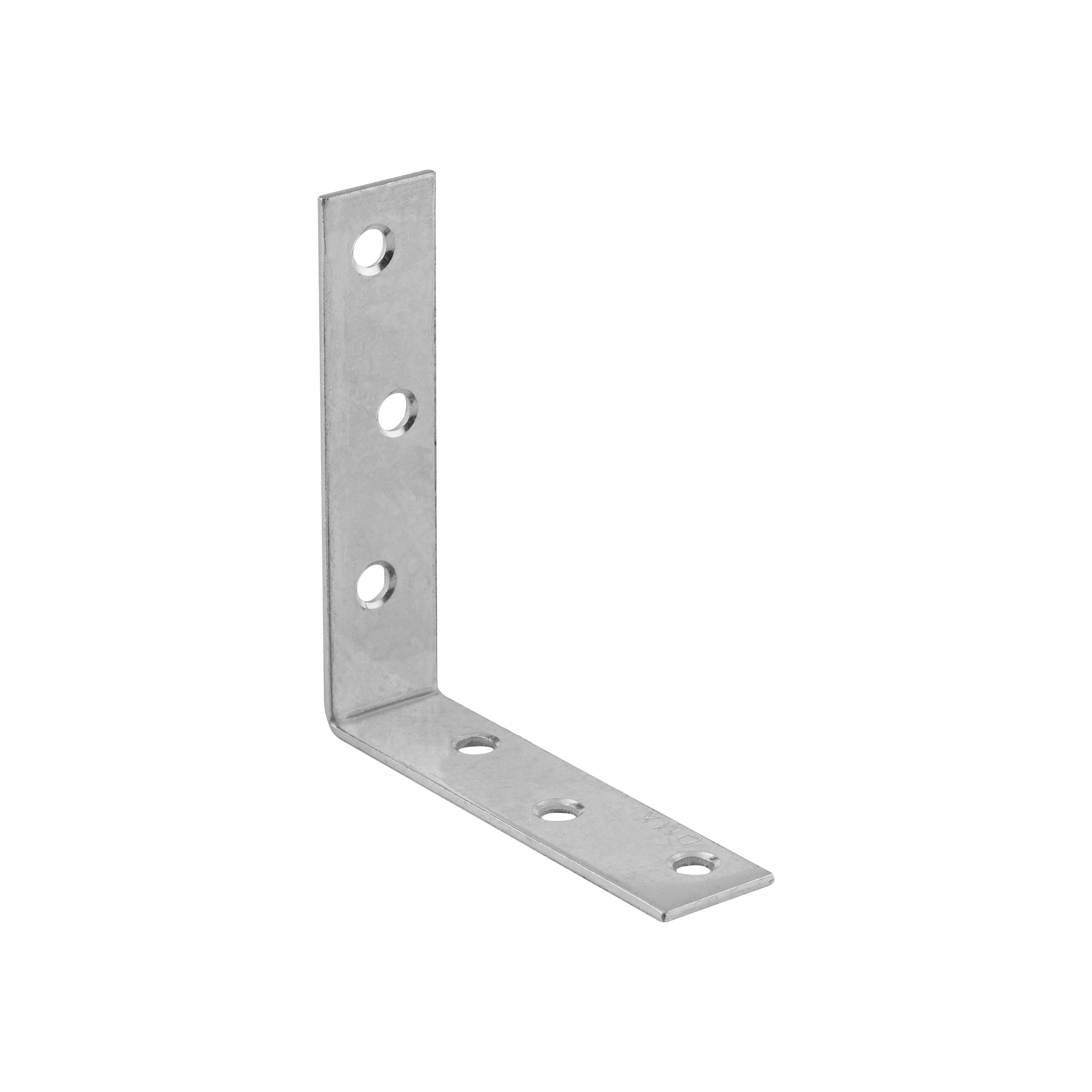 Kątownik meblowy stolarski wąski KW 80, 80x80x19 mm, 20 szt., 80x80x19x2,0 mm, Stal konstrukcyjna DC01, srebrny, w zestawie elementów.