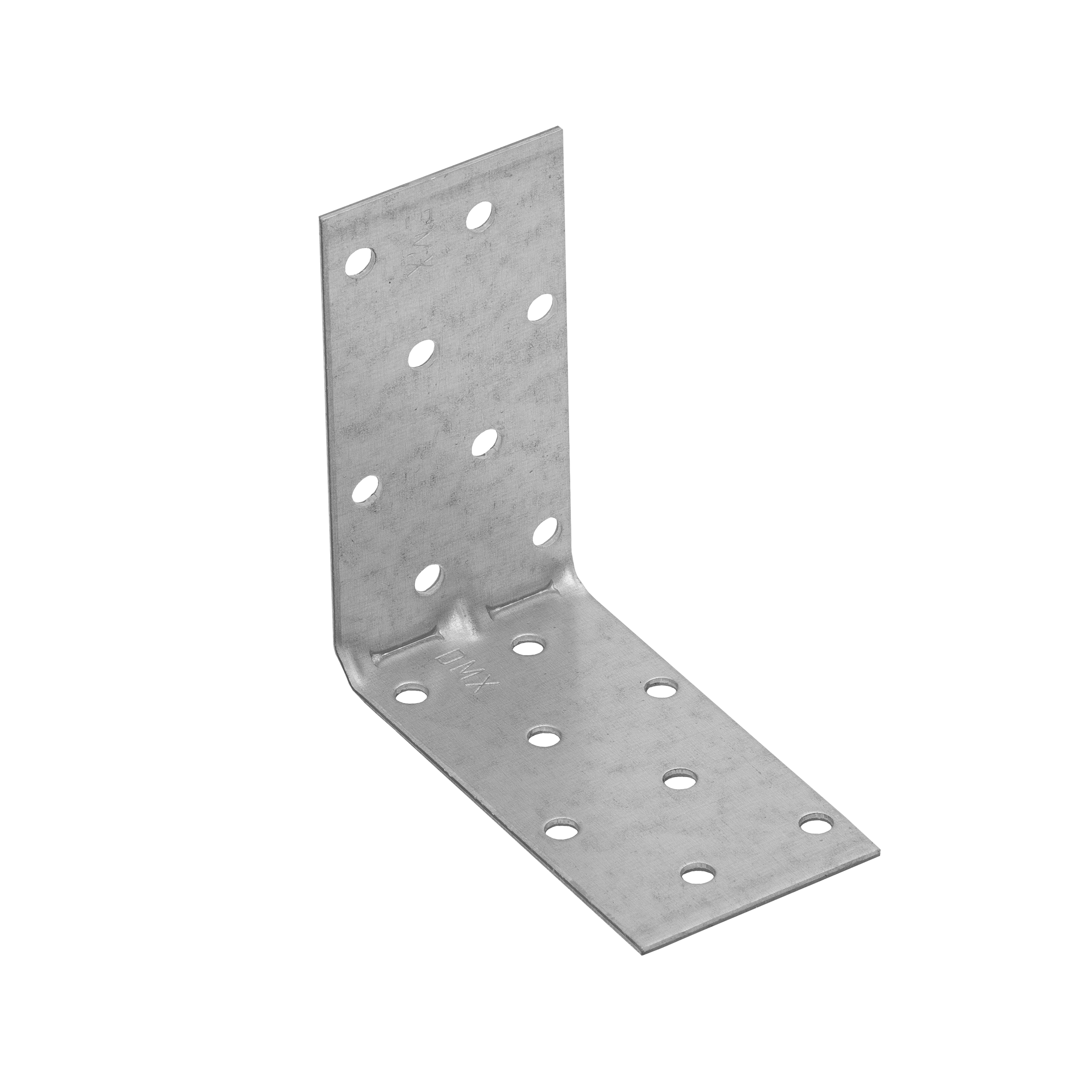 Kątownik montażowy przetłoczony KMP 7, 80x80x40 mm, 20 szt., 80x80x40x1,5 mm, Stal konstrukcyjna DX51D, srebrny, w zestawie elementów.