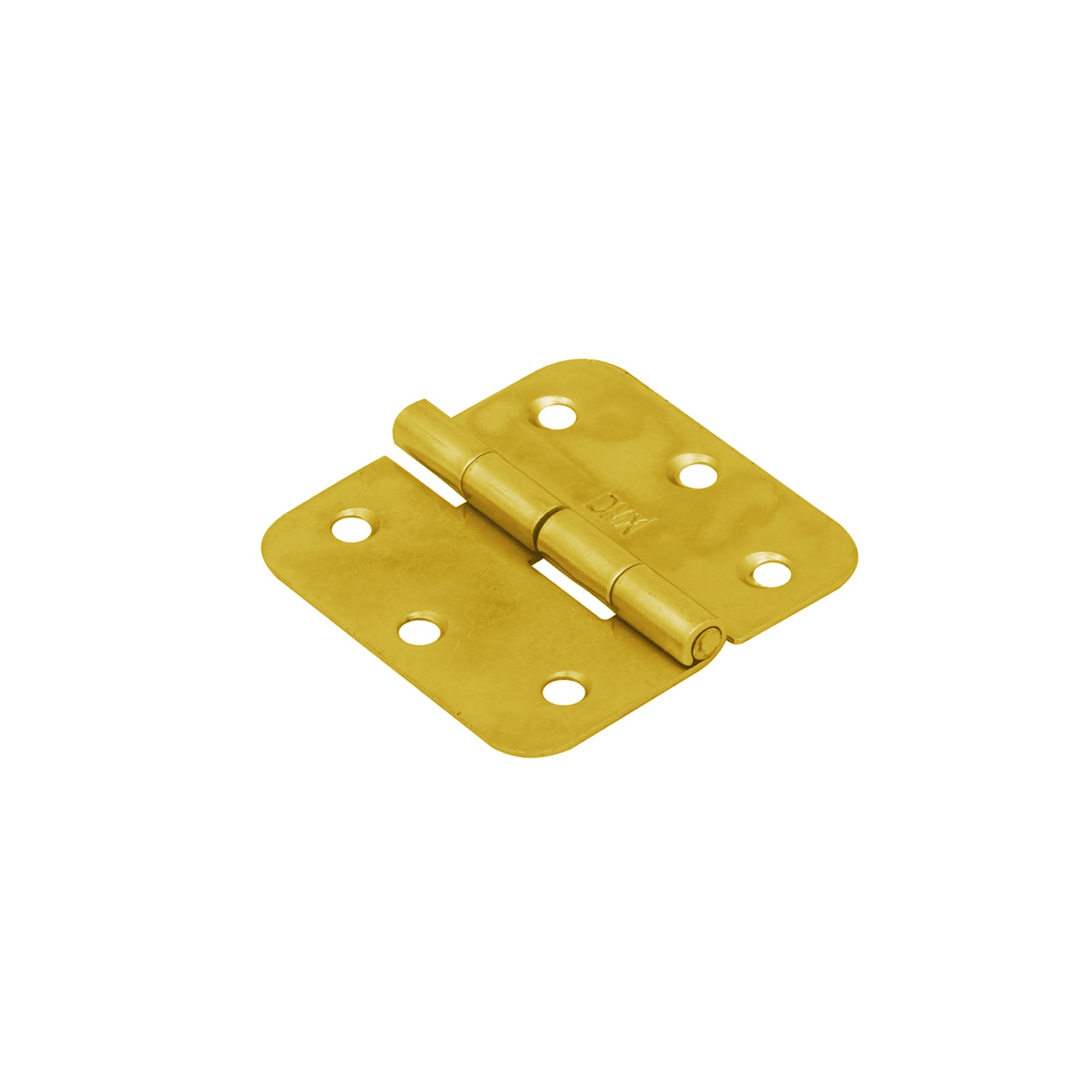 Zawias płaski budowlany splatany Z 75/75, 75 mm, Złoty, 75 mm, 75x75x1,8 mm.