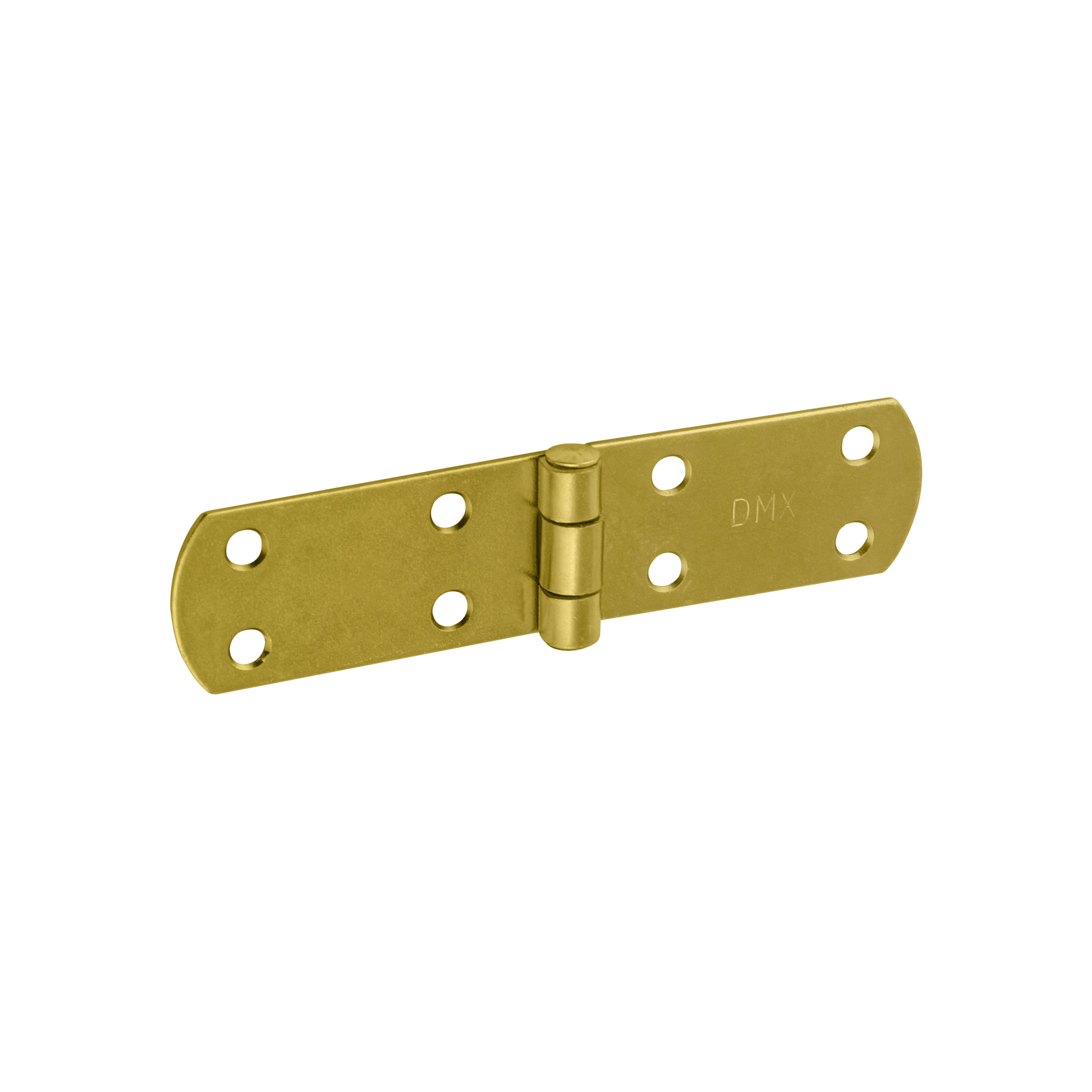 Zawias francuski pasowy płaski do drzwi i okiennic ZF 140, 140 mm, Złoty, 33 mm, 140x35x2,5 mm, ujęcie 2.