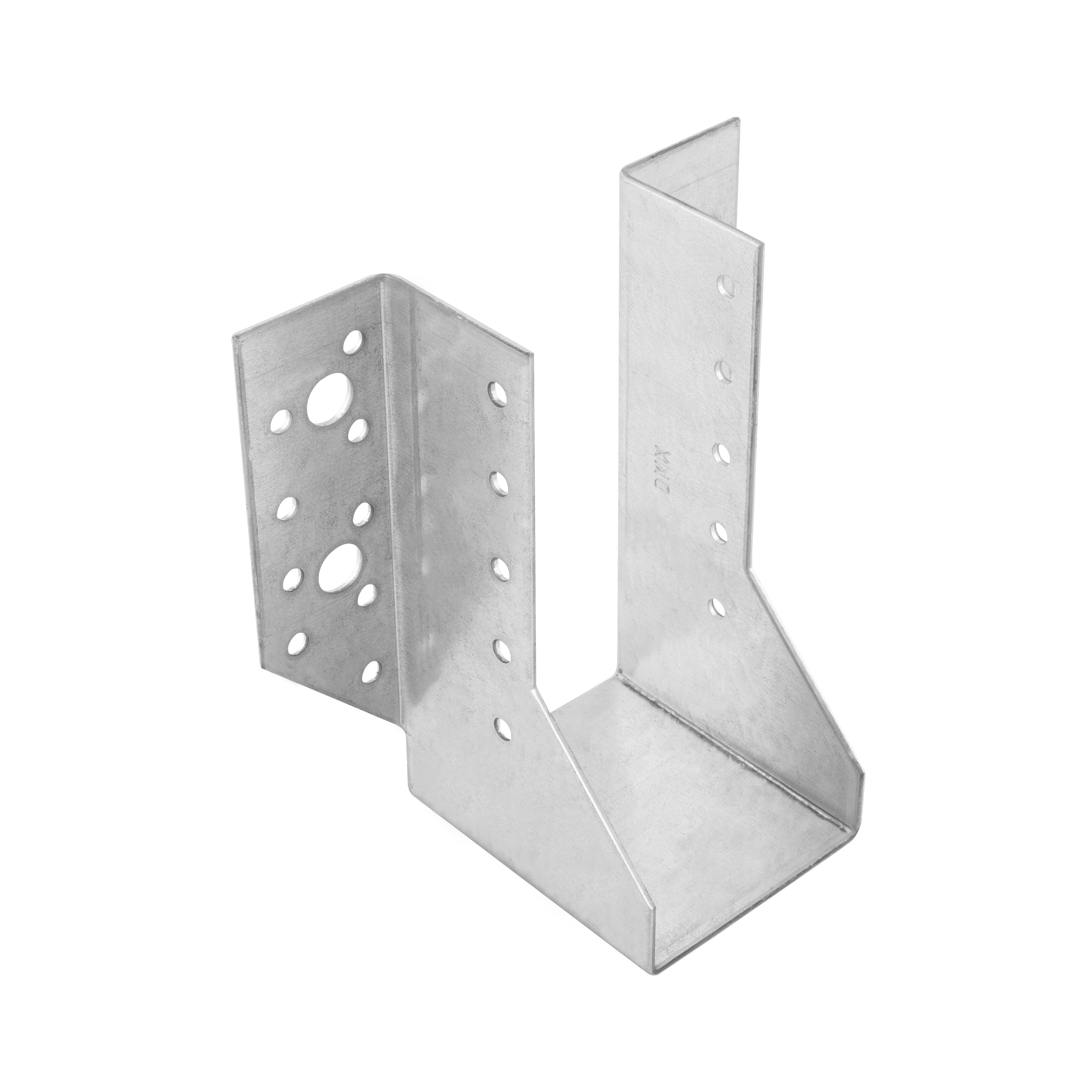 Wieszak belki uchwyt belki drewnianej WB 15, 60x130x75 mm, srebrny, 60x130x75x2,0 mm, Stal konstrukcyjna DX51D.