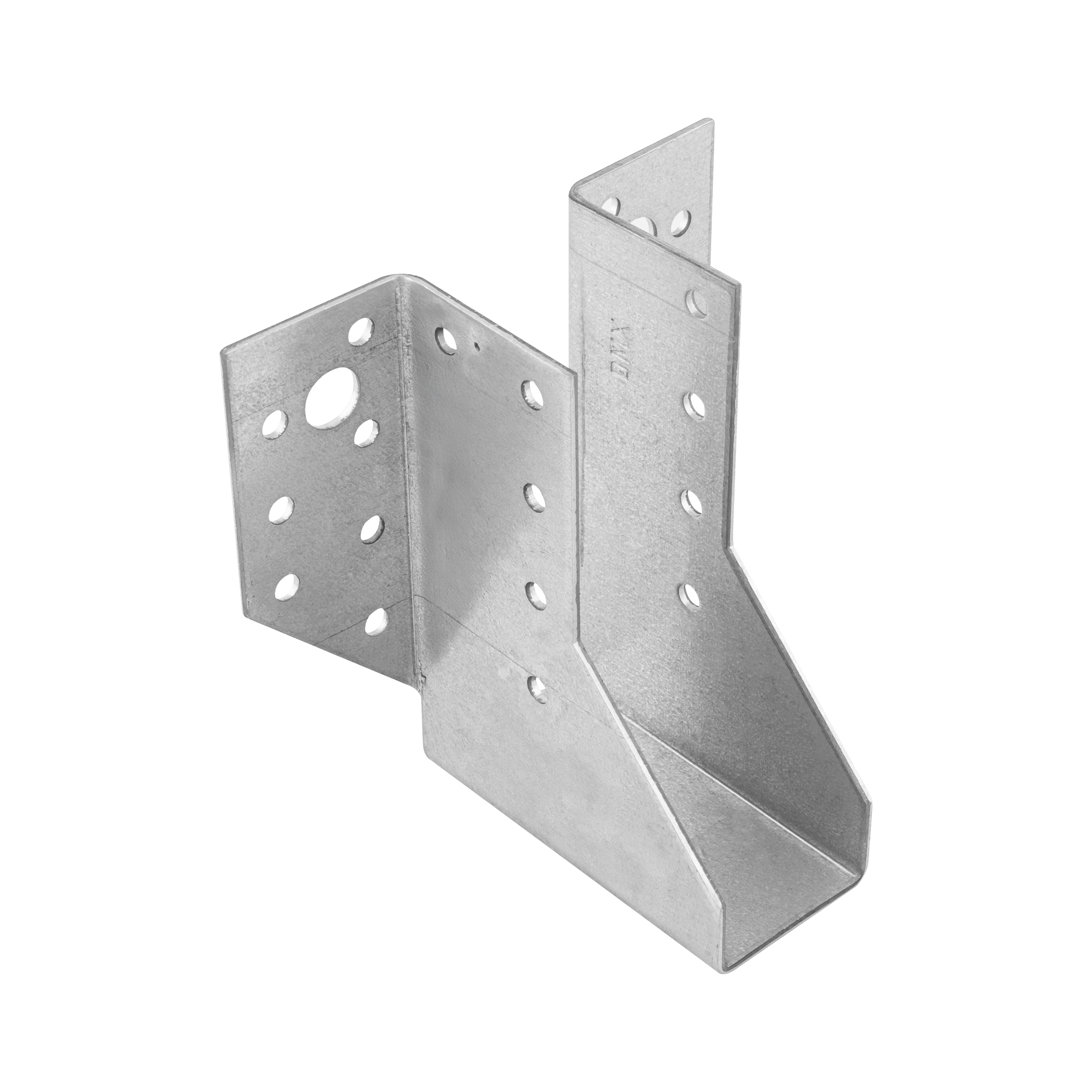 Wieszak belki uchwyt belki drewnianej - WB 43 | 32x104x75 mm | Srebrny