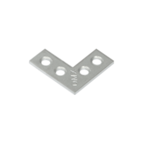 Narożnik okienny montażowy NA 25, 25x10 mm, 1, 5 mm, srebrny, Stal konstrukcyjna DC01, w zestawie elementów.