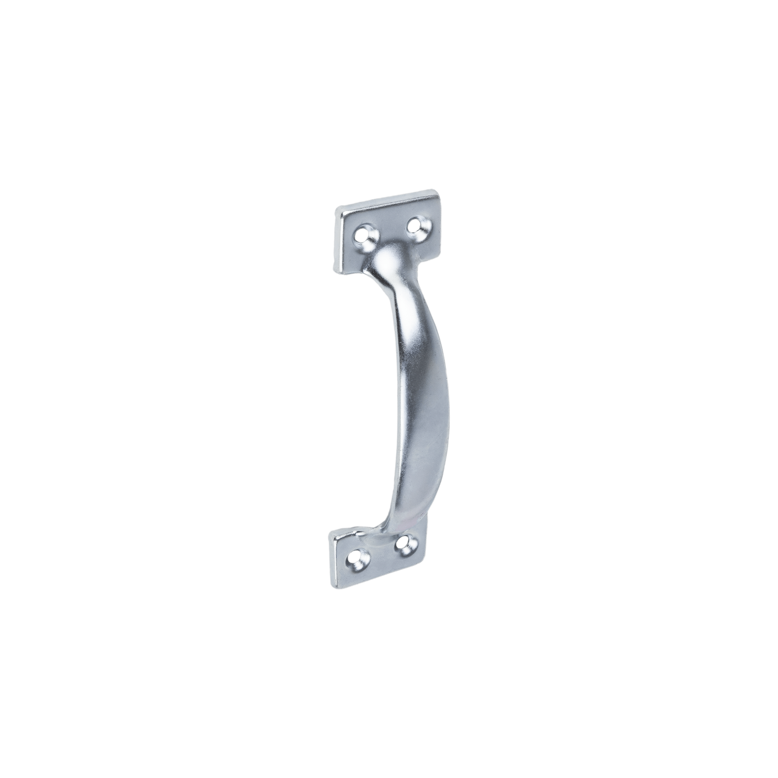 Uchwyt uniwersalny metalowy do bramki furtki mebli - UNB  | Srebrny | 120 mm