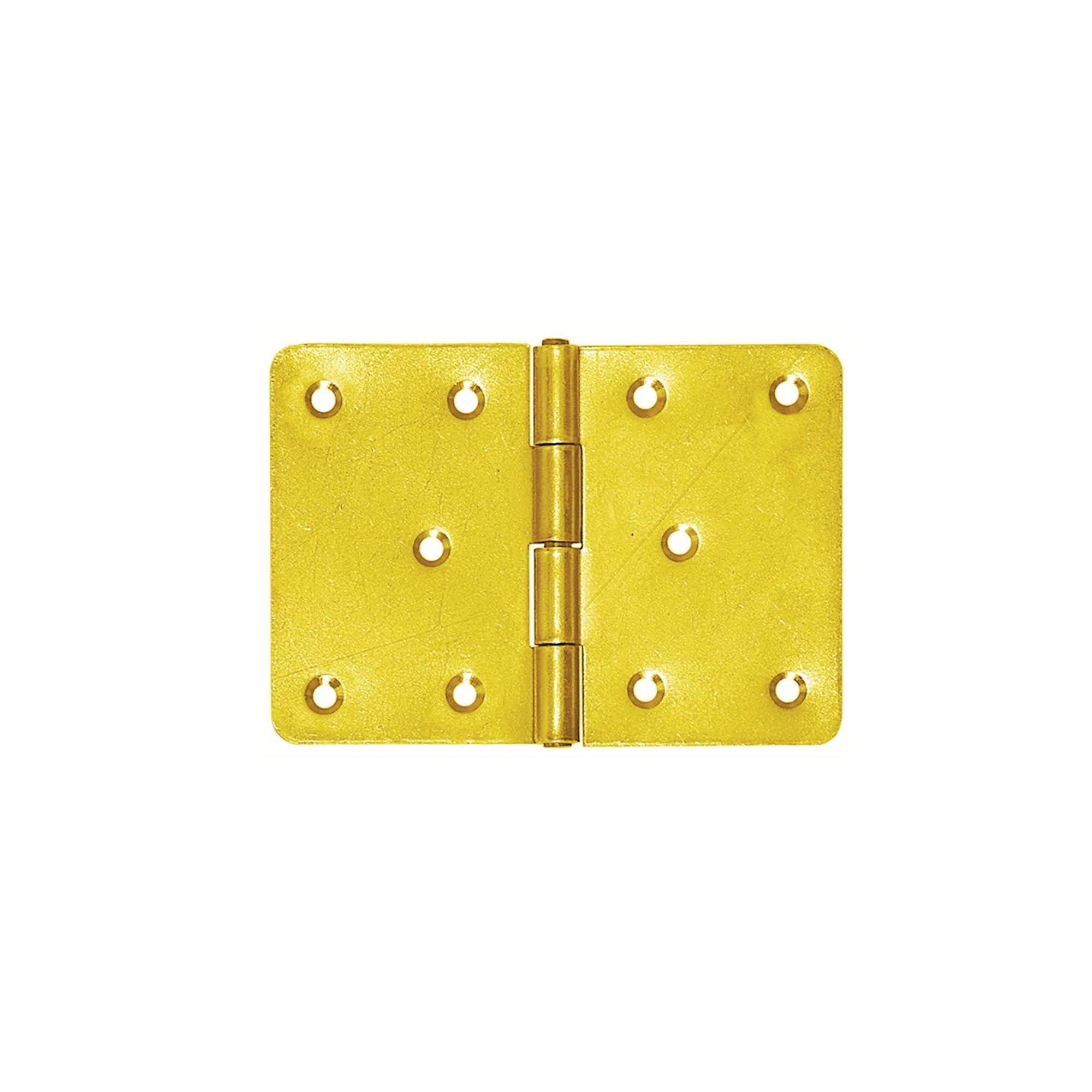 Zawias płaski budowlany splatany Z 100/70, 100 mm, Złoty, 70 mm, 100x70x1,5 mm.