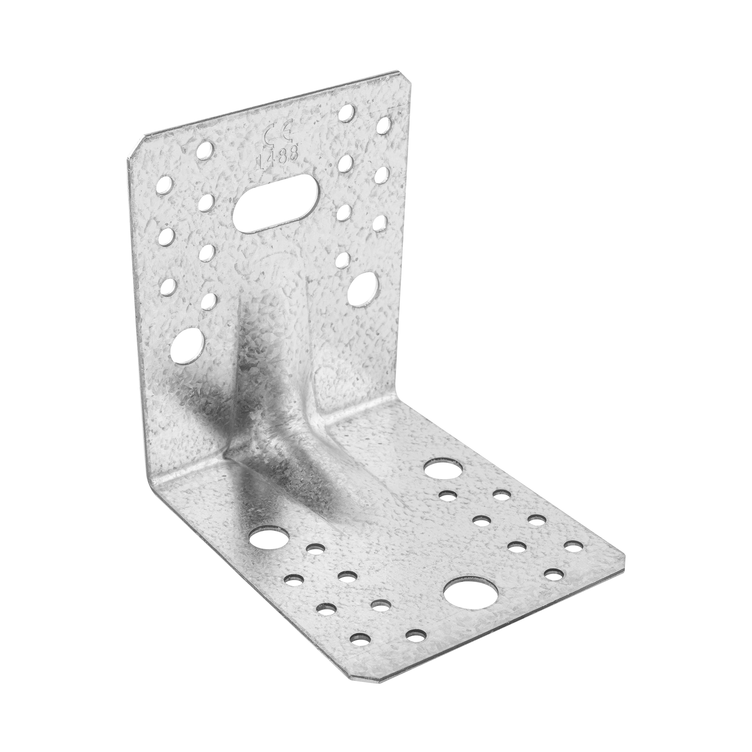 Kątownik ciesielski wzmocniony z przetłoczeniem - KPL 21 | 105x105x90 mm | 2 mm