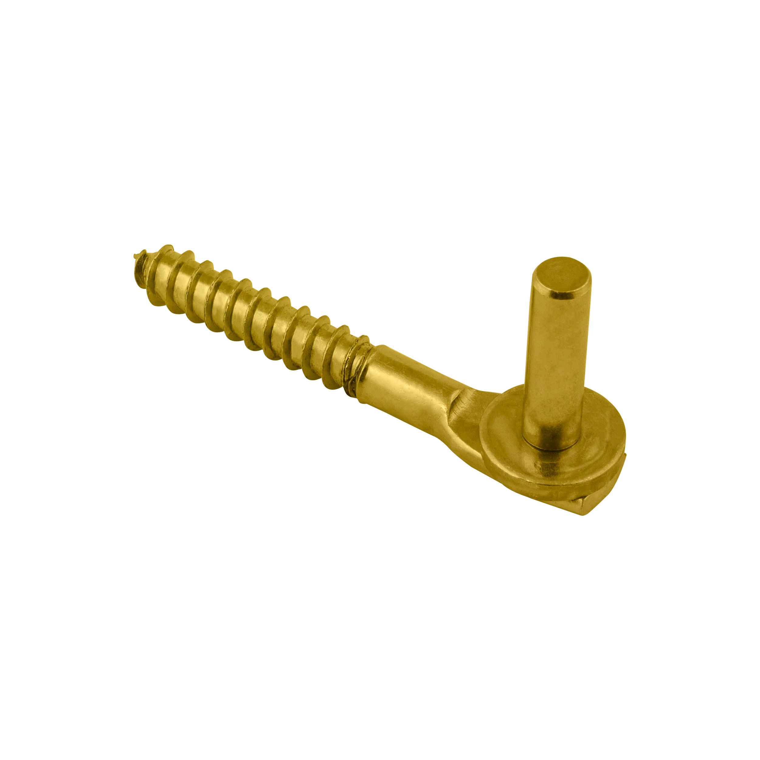 Uchwyt czopowy wkręcany do zawiasów bramowych CW 10/106, 106 mm, Złoty, 10 mm, 106x48 mm.