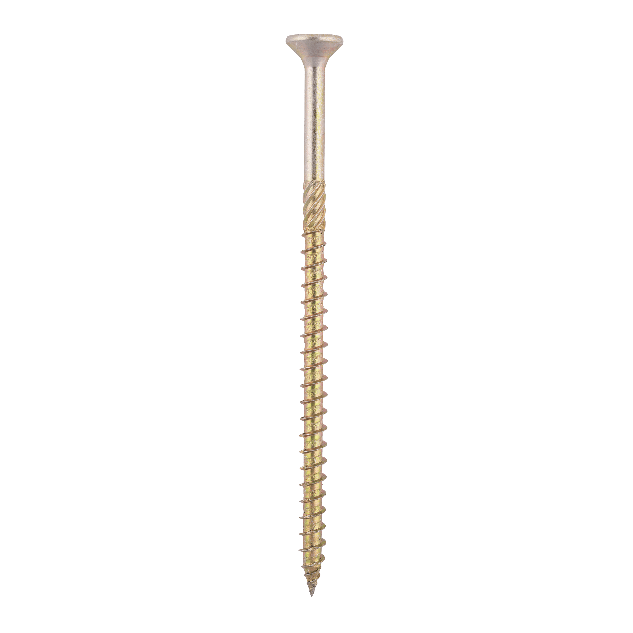 Wkręty ciesielskie do drewna stożkowe TORX - CS | 6 x 120 mm | Złoty | 100 szt Wkręty ciesielskie do drewna stożkowe TORX - CS | 6 x 120 mm | Złoty | 100 szt