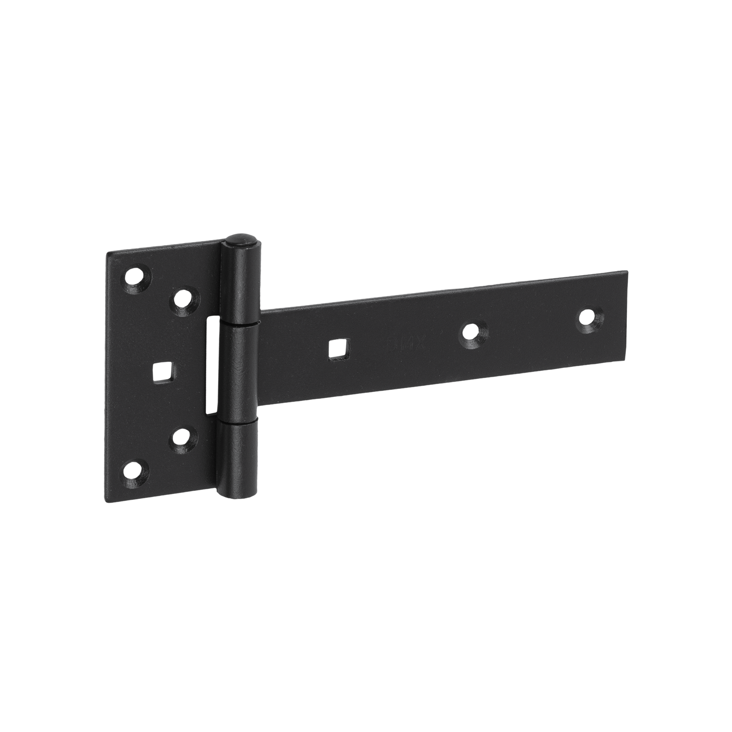 Zawias bramkowy do bramy furtki okiennic ZB 150, 150 mm, czarny, 150x45x90x3,0 mm.
