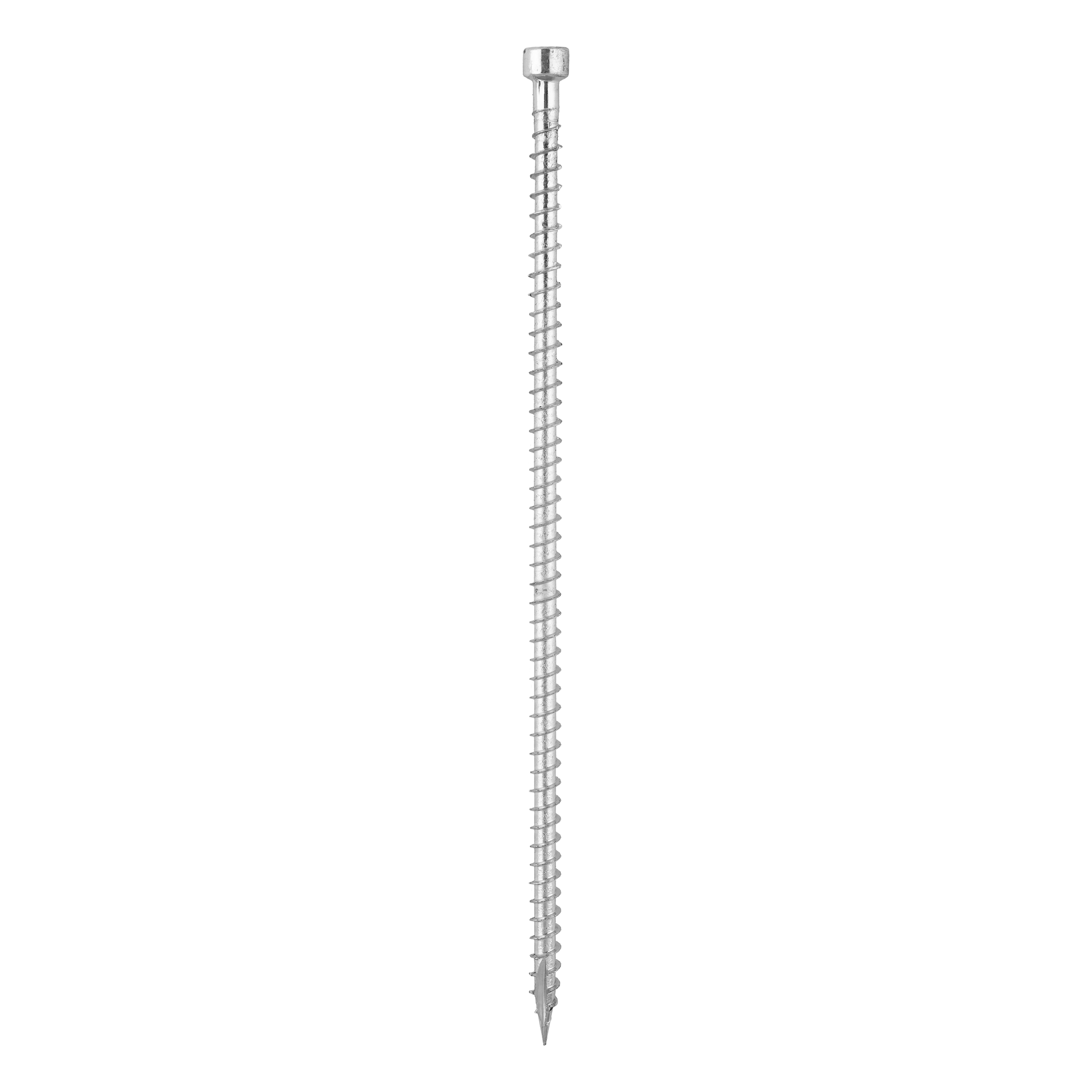 Wkręty z pełnym gwintem konstrukcyjne z łbem walcowym TORX CPW, 6x180 mm, srebrny, 100 szt., 6x180 mm, Hartowana stal węglowa.