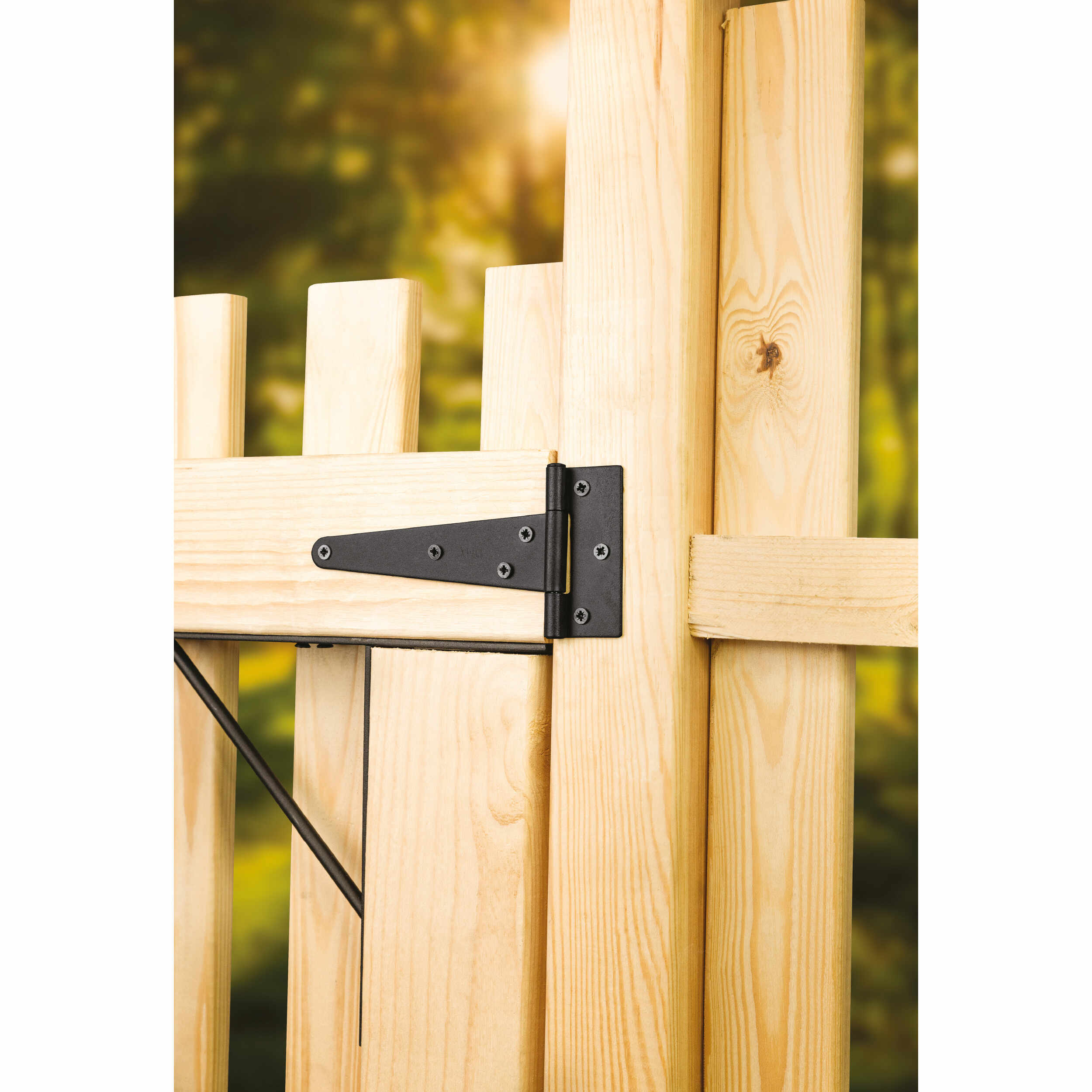 Zawias trójkątny do bramy furtki okiennic ZT 100, 100 mm, Złoty, 100x30x65x2,0 mm, Stal konstrukcyjna DC01 1.