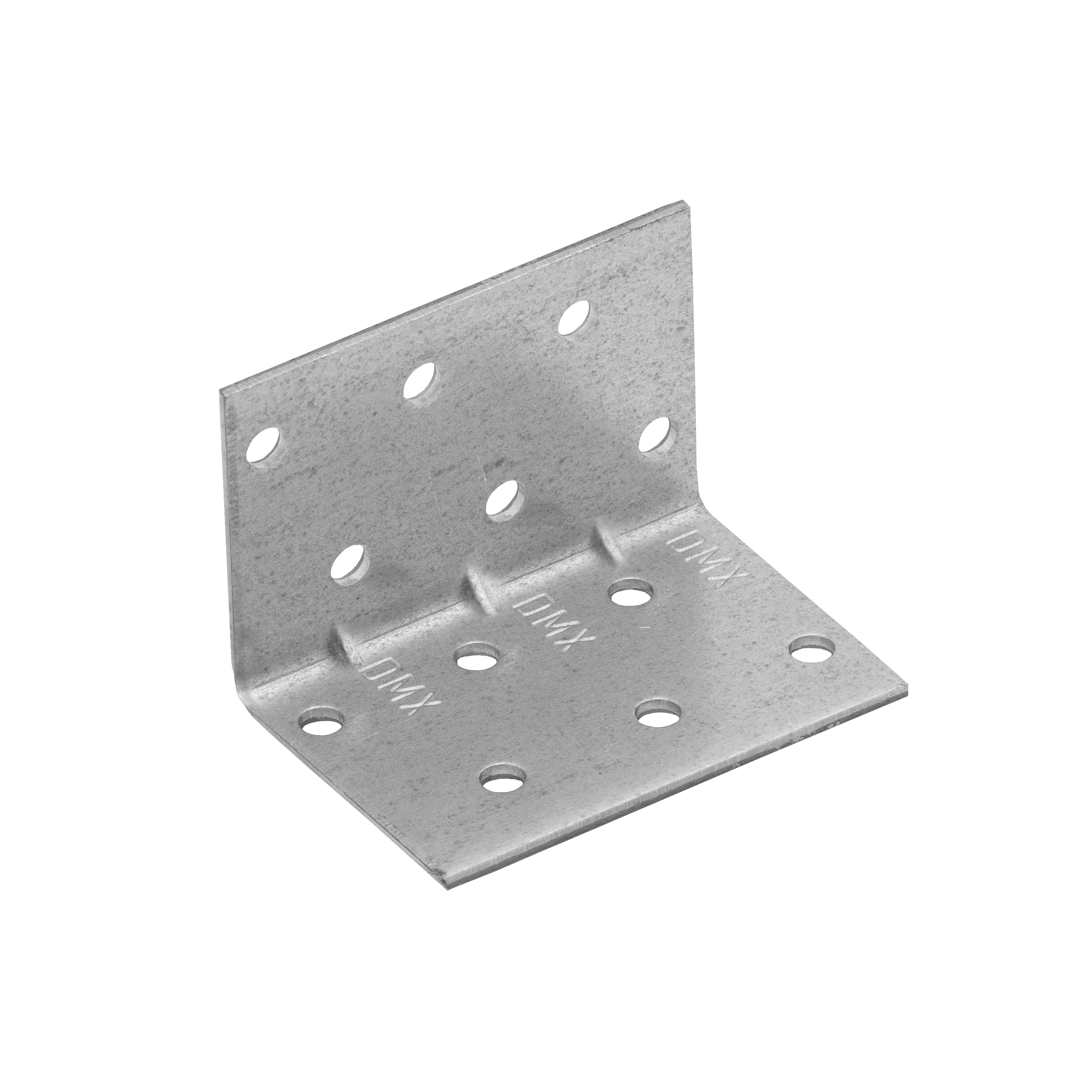 Kątownik montażowy przetłoczony KMP 2, 40x40x60 mm, 50 szt., 40x40x60x1,5 mm, Stal konstrukcyjna DX51D, srebrny, w zestawie elementów.