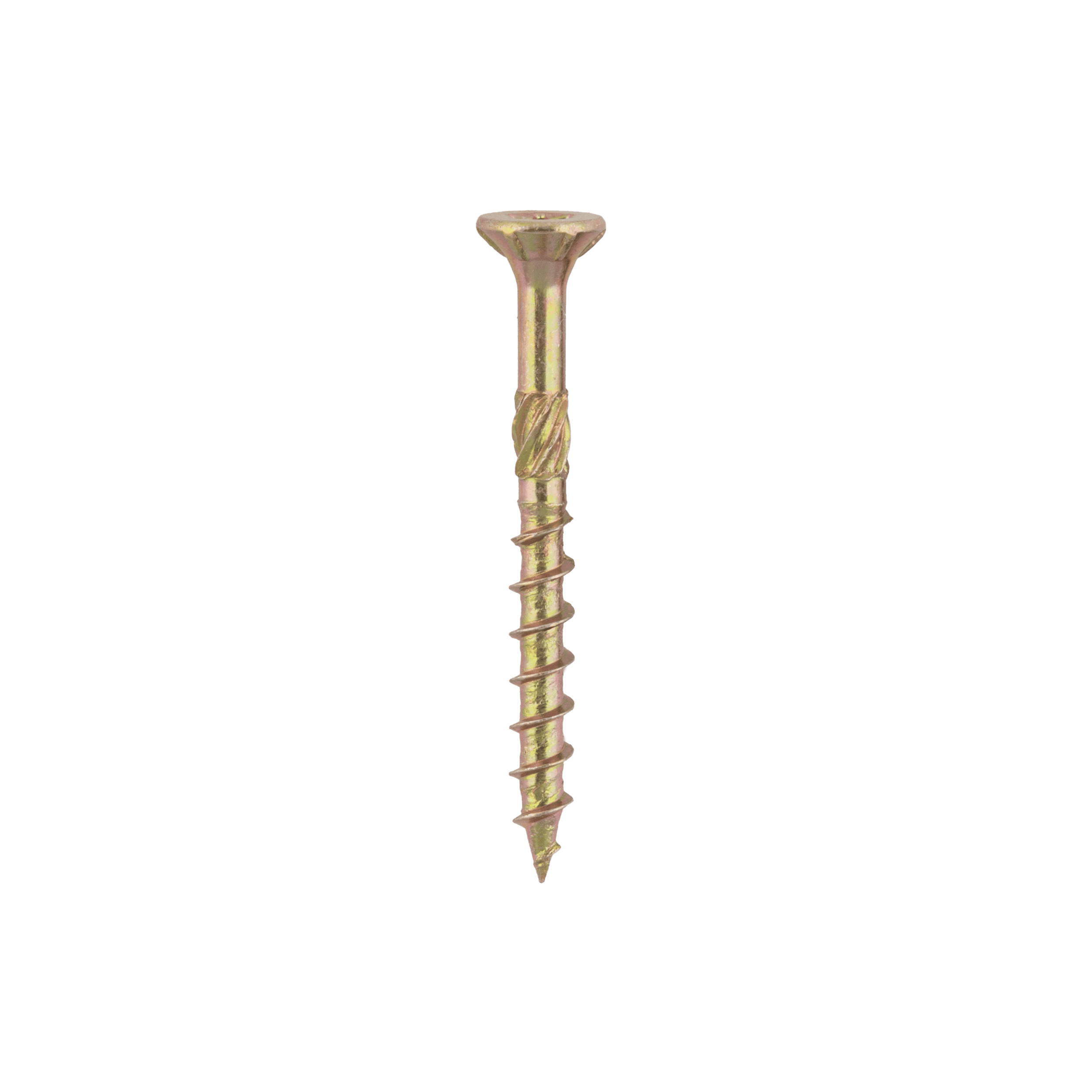 Wkręty ciesielskie do drewna stożkowe TORX - CS | 3 x 30 mm | Złoty | 500 szt Wkręty ciesielskie do drewna stożkowe TORX - CS | 3 x 30 mm | Złoty | 500 szt