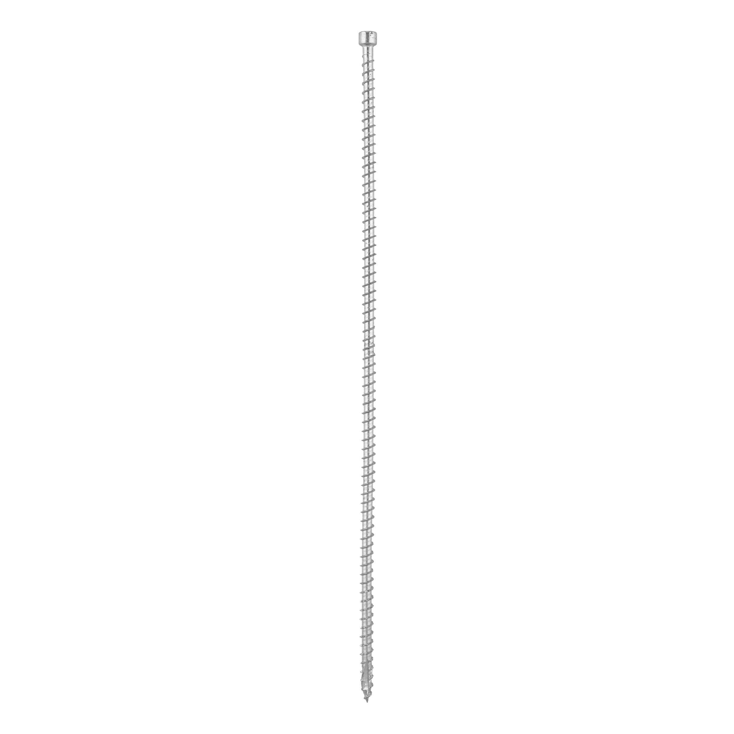 Wkręty z pełnym gwintem konstrukcyjne z łbem walcowym TORX CPW, 6x280 mm, srebrny, 100 szt., 6x280 mm, Hartowana stal węglowa.