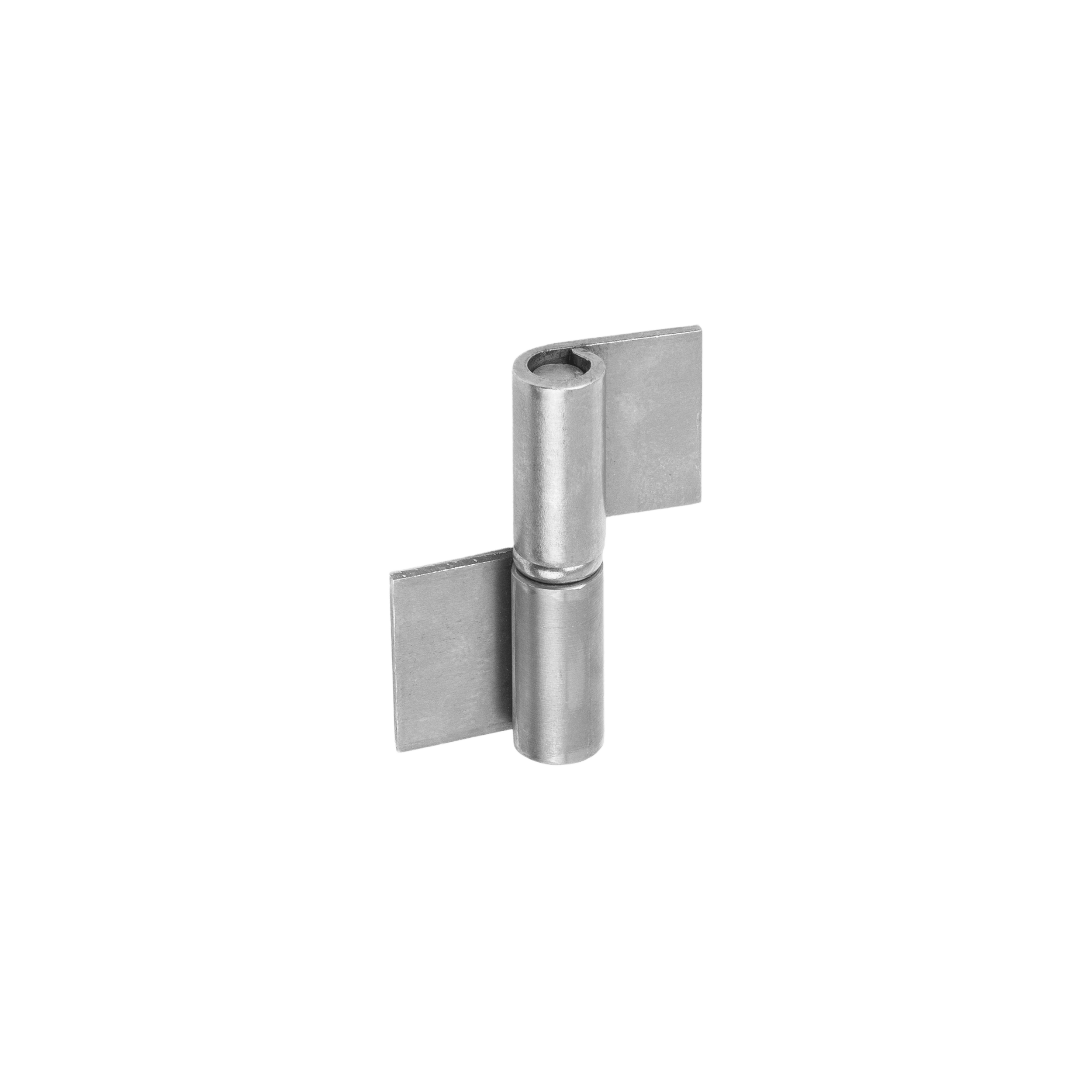Zawias skrzydłowy dwudzielny do spawania do bramy furtki ZMP 60, 60 mm, 60x30x2,5 mm, Stal.