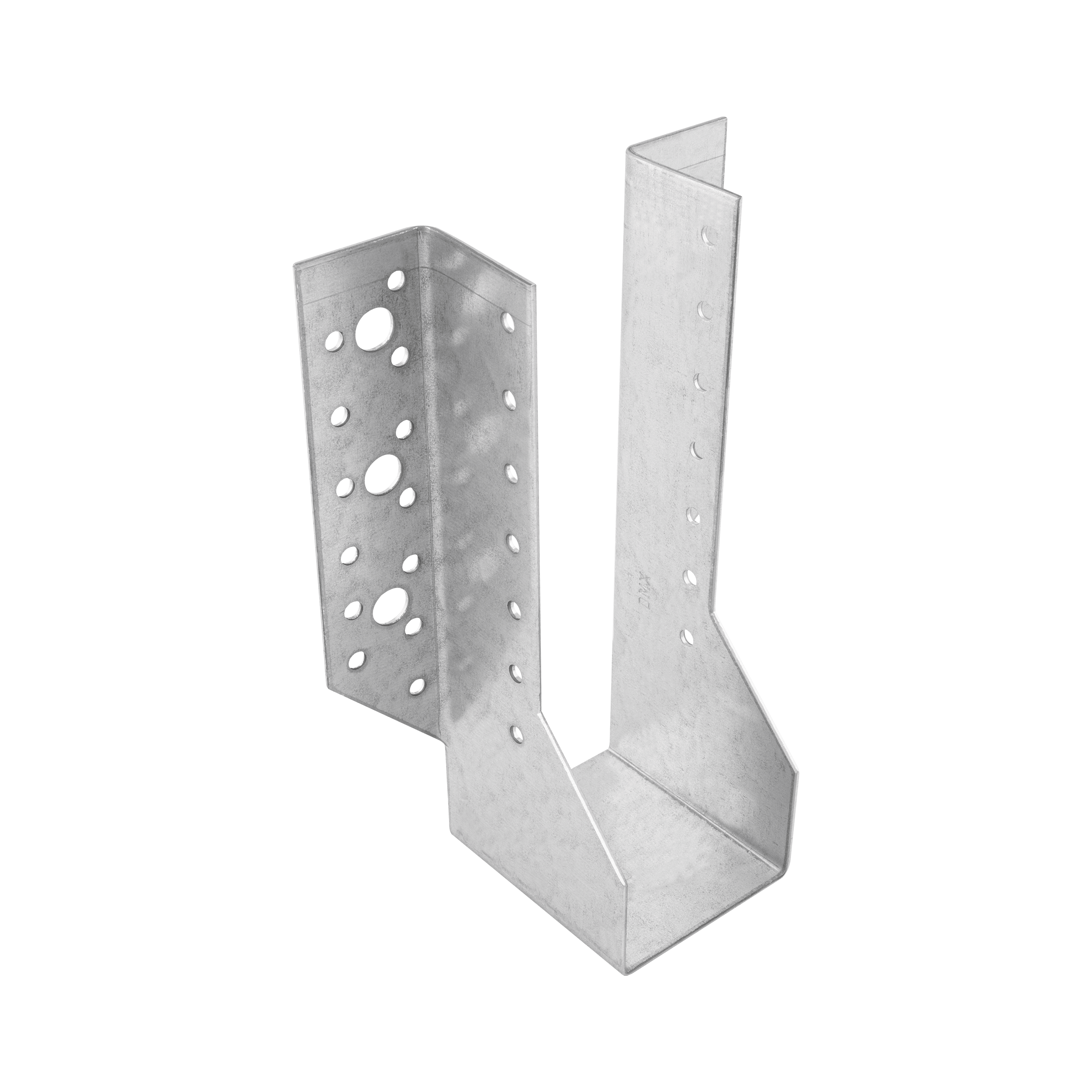 Wieszak belki uchwyt belki drewnianej WB 17, 60x190x75 mm, srebrny, 60x190x75x2,0 mm, Stal konstrukcyjna DX51D.