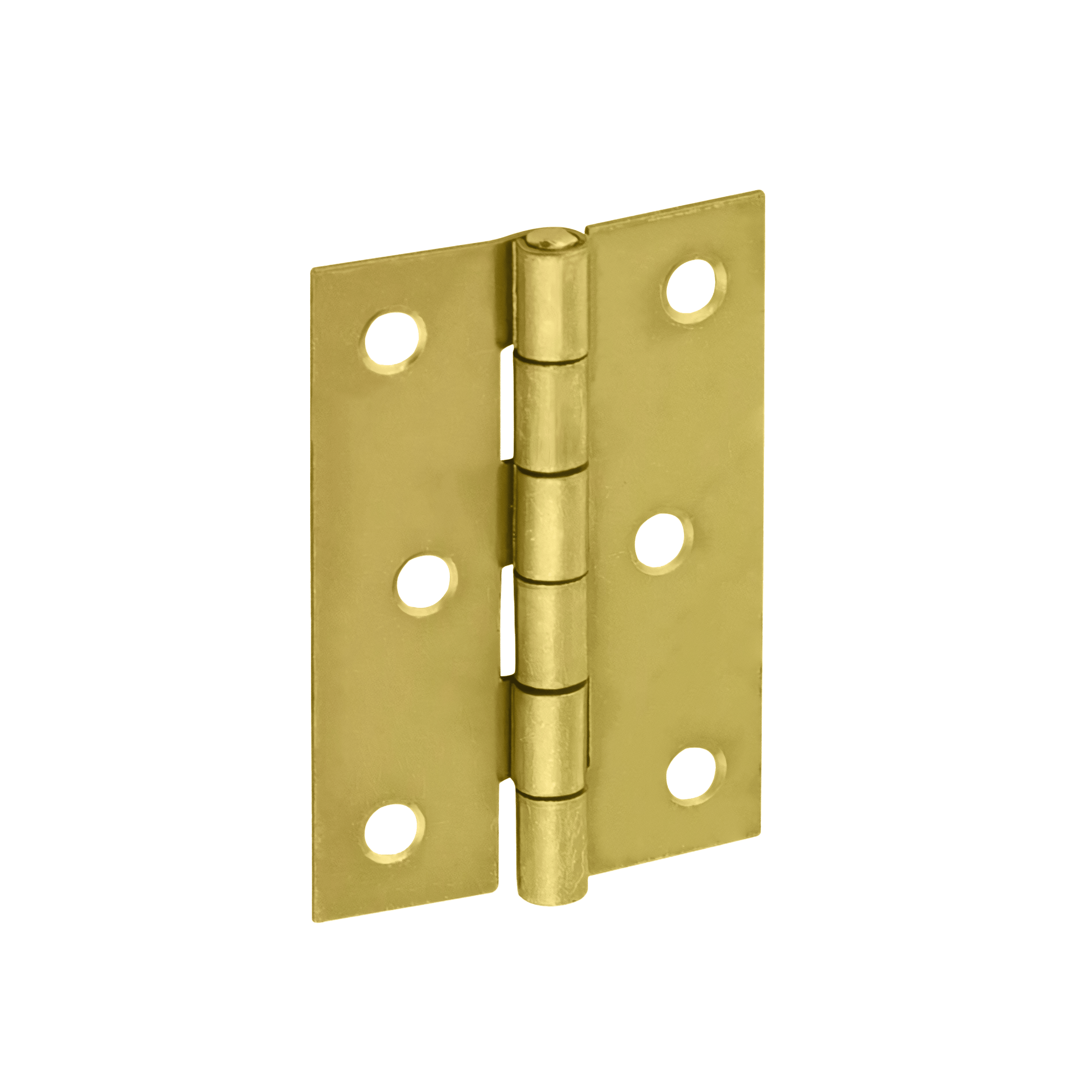 Zawias płaski budowlany splatany ZS 60, 60 mm, Złoty, 43 mm, 60x43x1,0 mm.