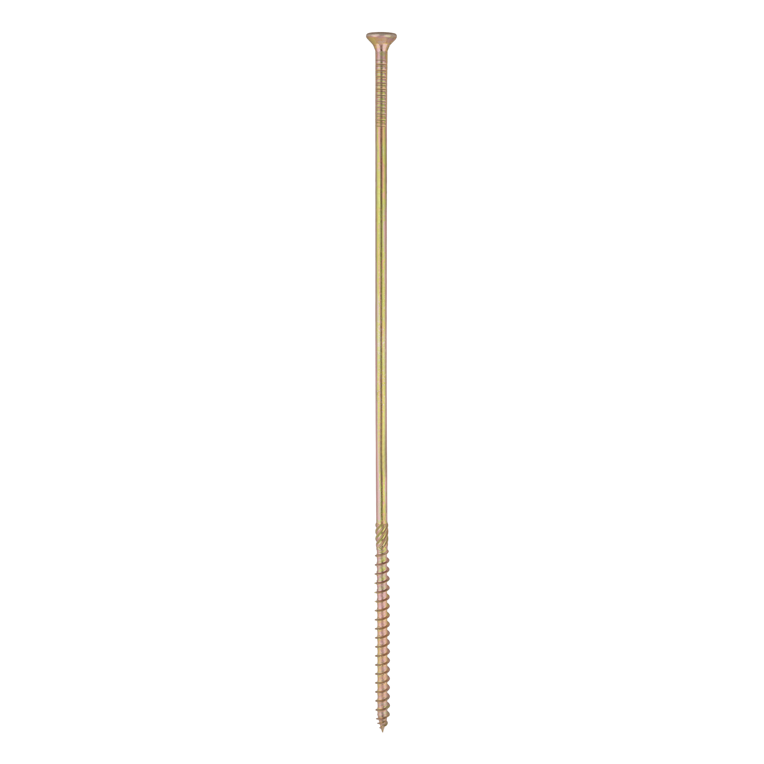 Wkręty ciesielskie do drewna stożkowe TORX CS, 8x360 mm, Złoty, 50 szt., 8x360 mm.