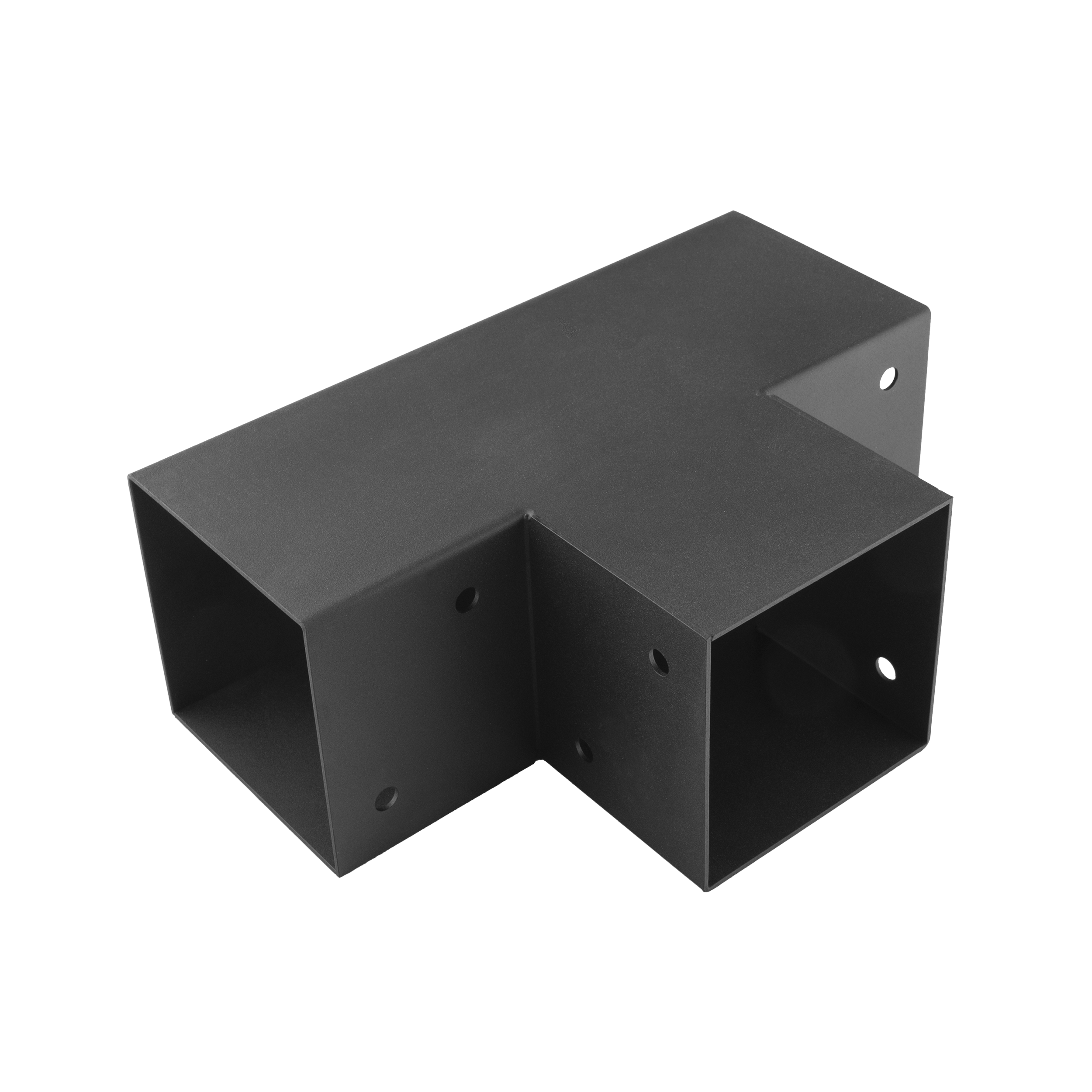 Łącznik belki kwadratowej do pergoli ciesielski - GPT 120 | 122x266x326 mm | czarny