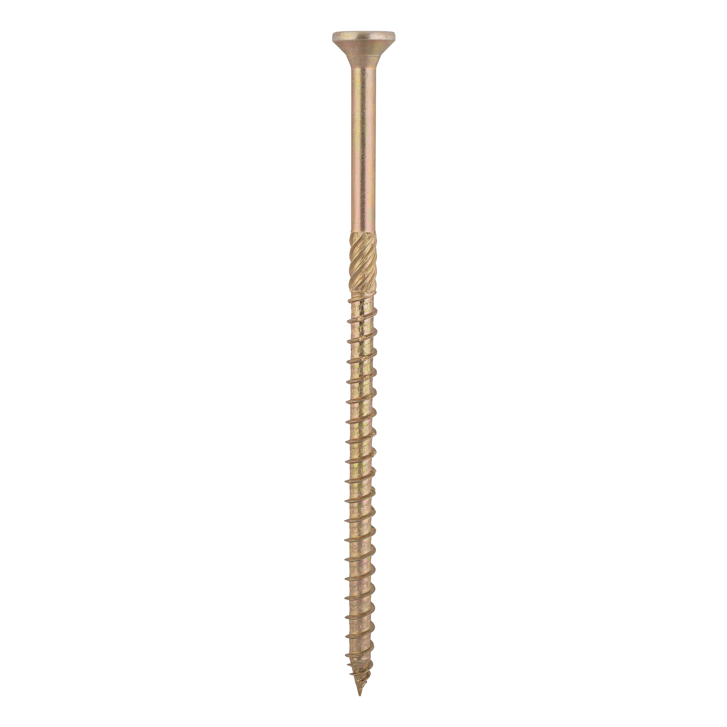 Wkręty ciesielskie do drewna stożkowe TORX CS, 8x160 mm, Złoty, 50 szt., 8x160 mm.