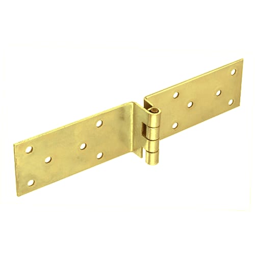 Zawias płaski budowlany zagięty ZG 180/40, 180 mm, Złoty, 40 mm, 180x40x1,5 mm.