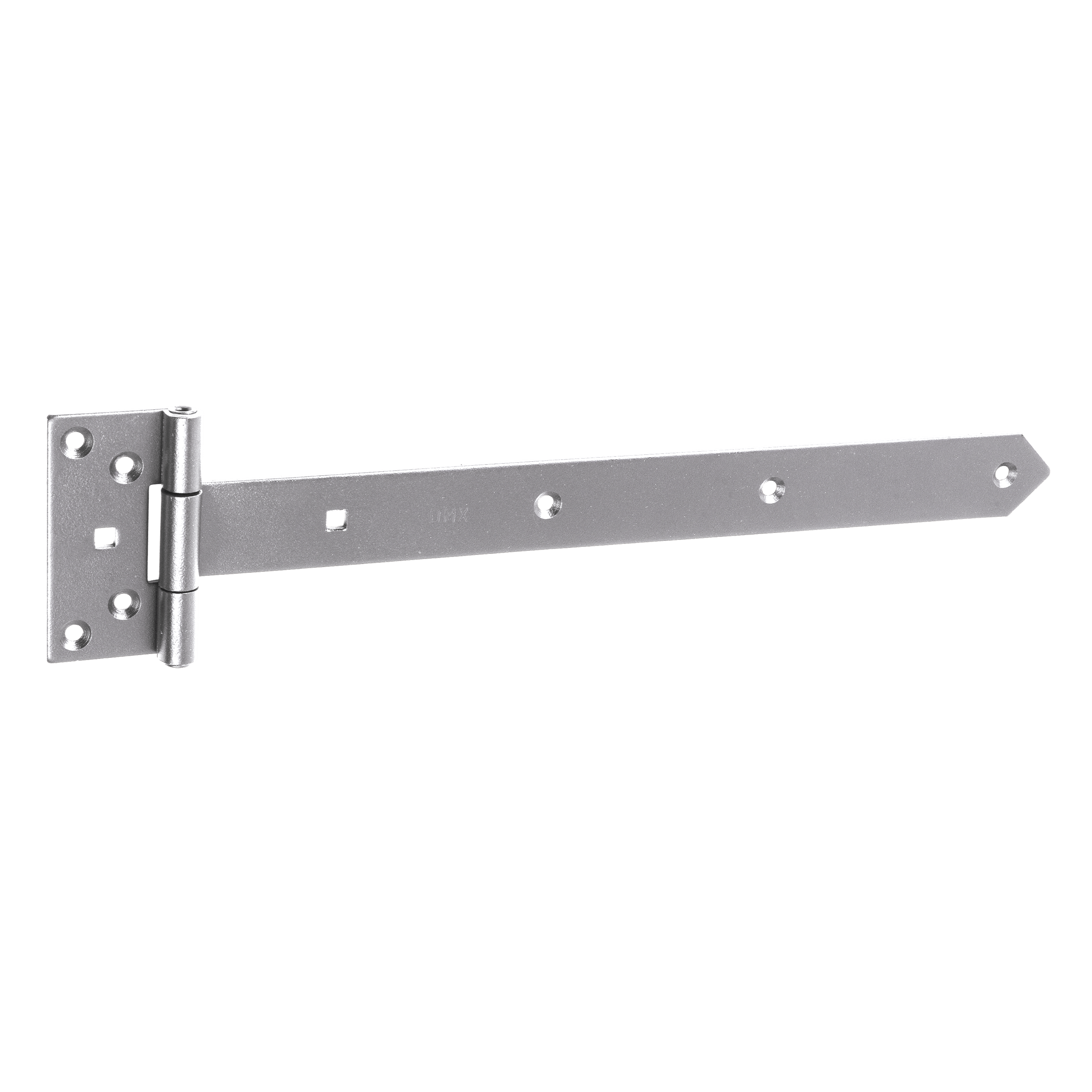 Zawias bramkowy do bramy furtki okiennic ZB 350, 350 mm, srebrny, 350x45x90x3,0 mm.