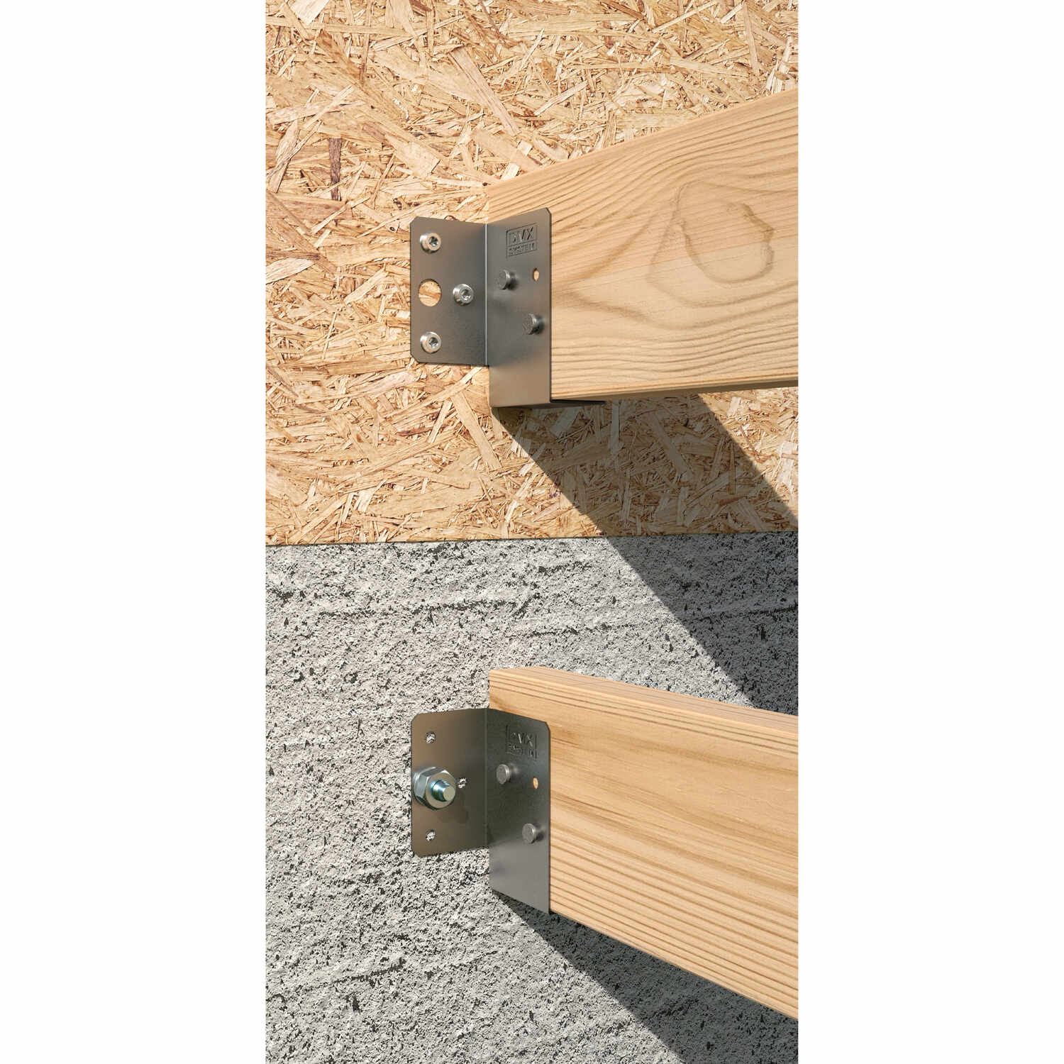 Wkręty do architektury ogrodowej TORX CTO, 8x50 mm, czarny, 10 szt., Hartowana stal węglowa 1.