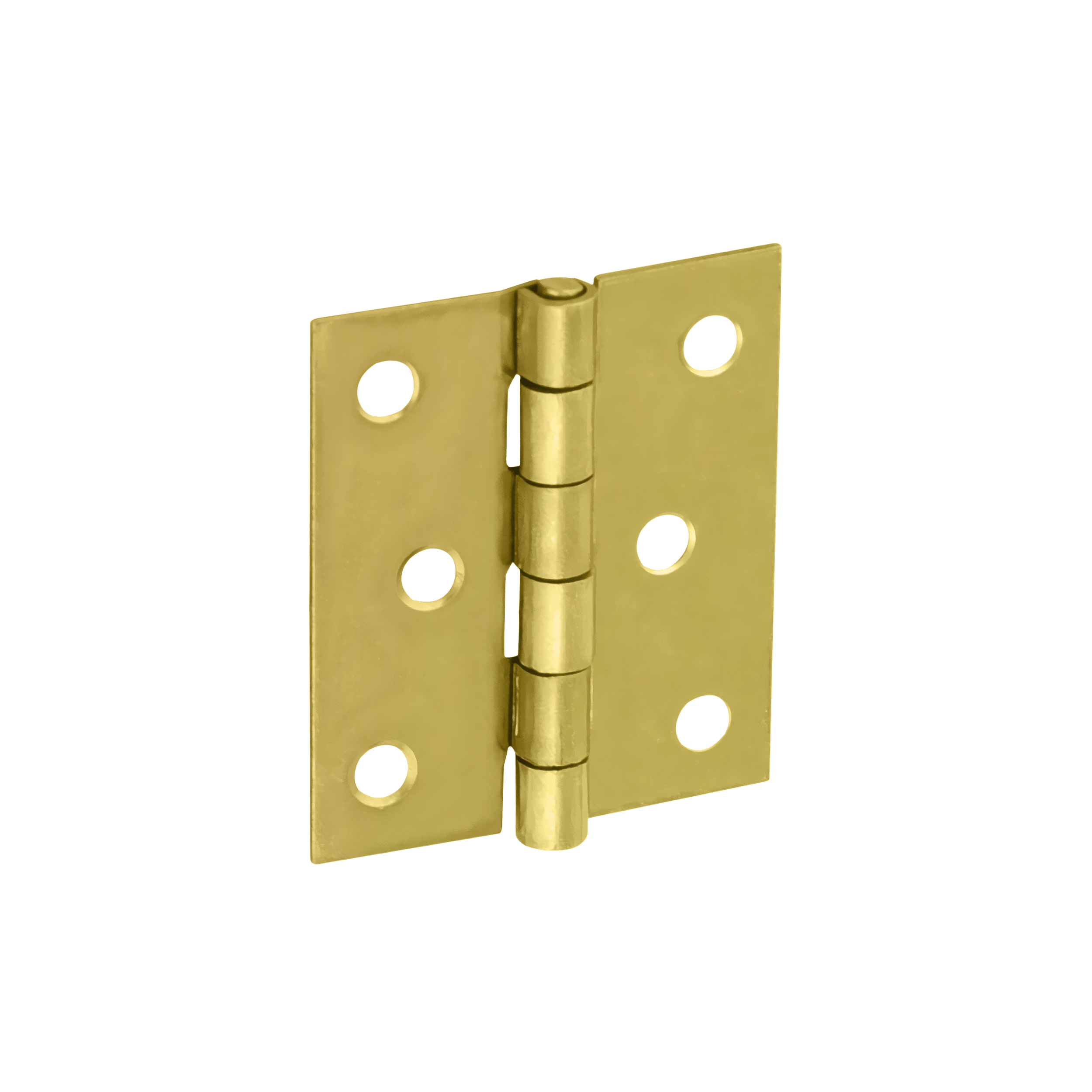 Zawias płaski budowlany splatany ZS 50, 50 mm, Złoty, 42 mm, 50x42x1,0 mm.