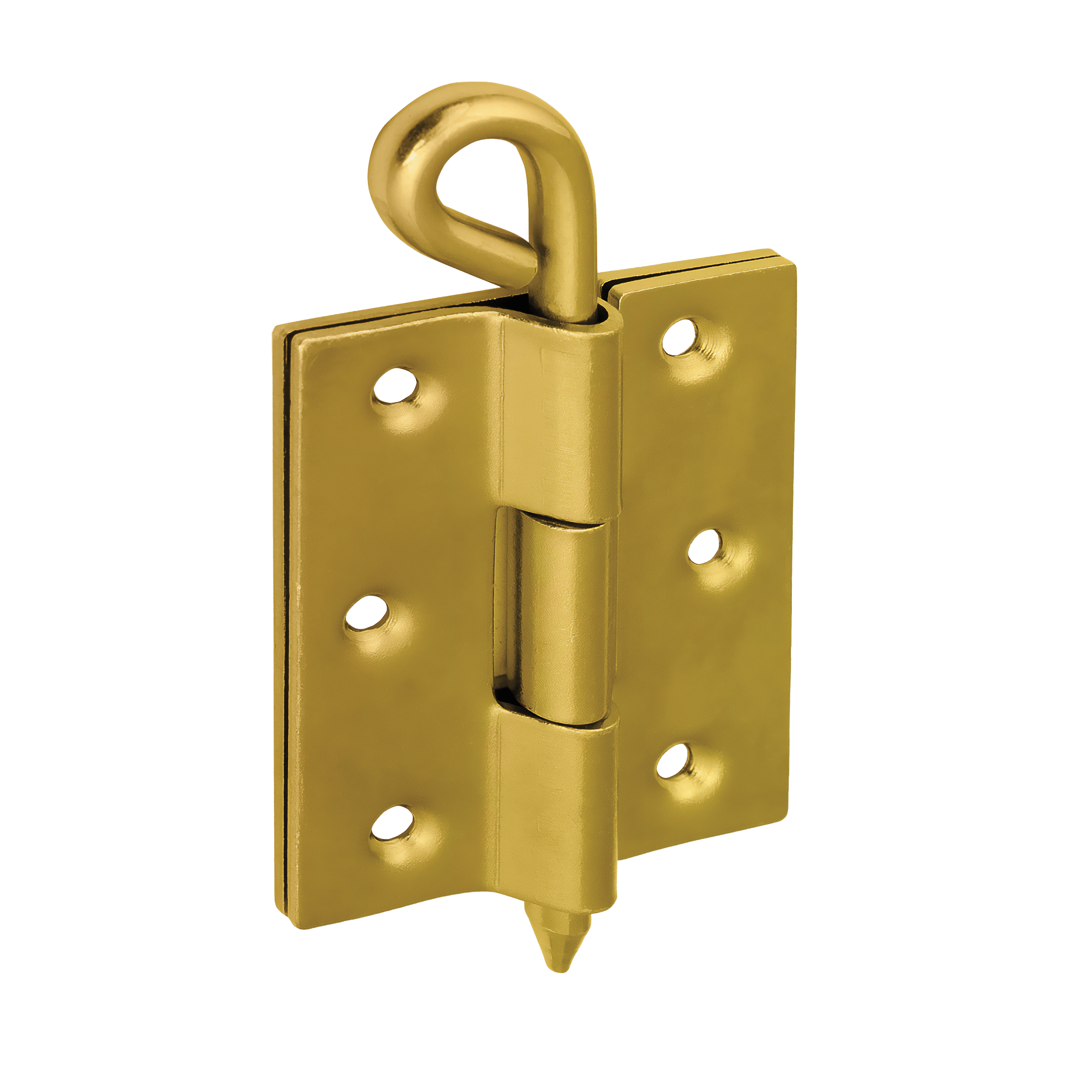 Zawias płaski budowlany splatany rozłączny ZMS, złoty, 70x55 mm, Stal konstrukcyjna DC01, ujęcie 2.