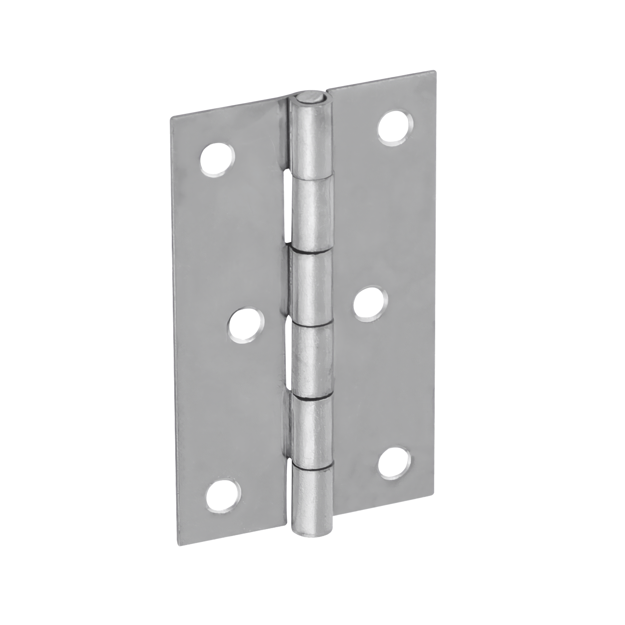 Zawias płaski budowlany splatany ZS 70, 70 mm, srebrny, 43 mm, 70x43x1,0 mm.