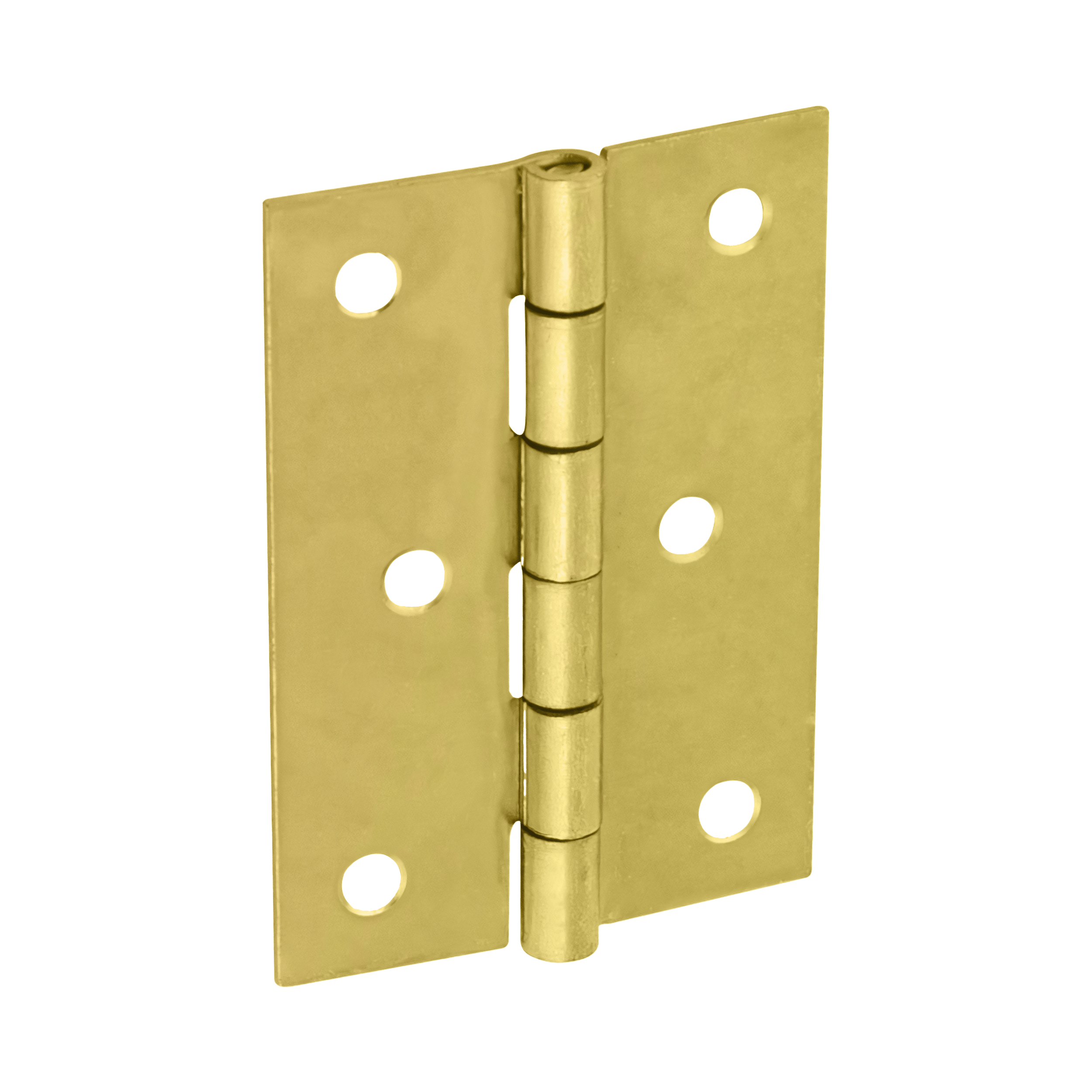 Zawias płaski budowlany splatany ZS 80, 80 mm, Złoty, 56 mm, 80x56x1,5 mm.