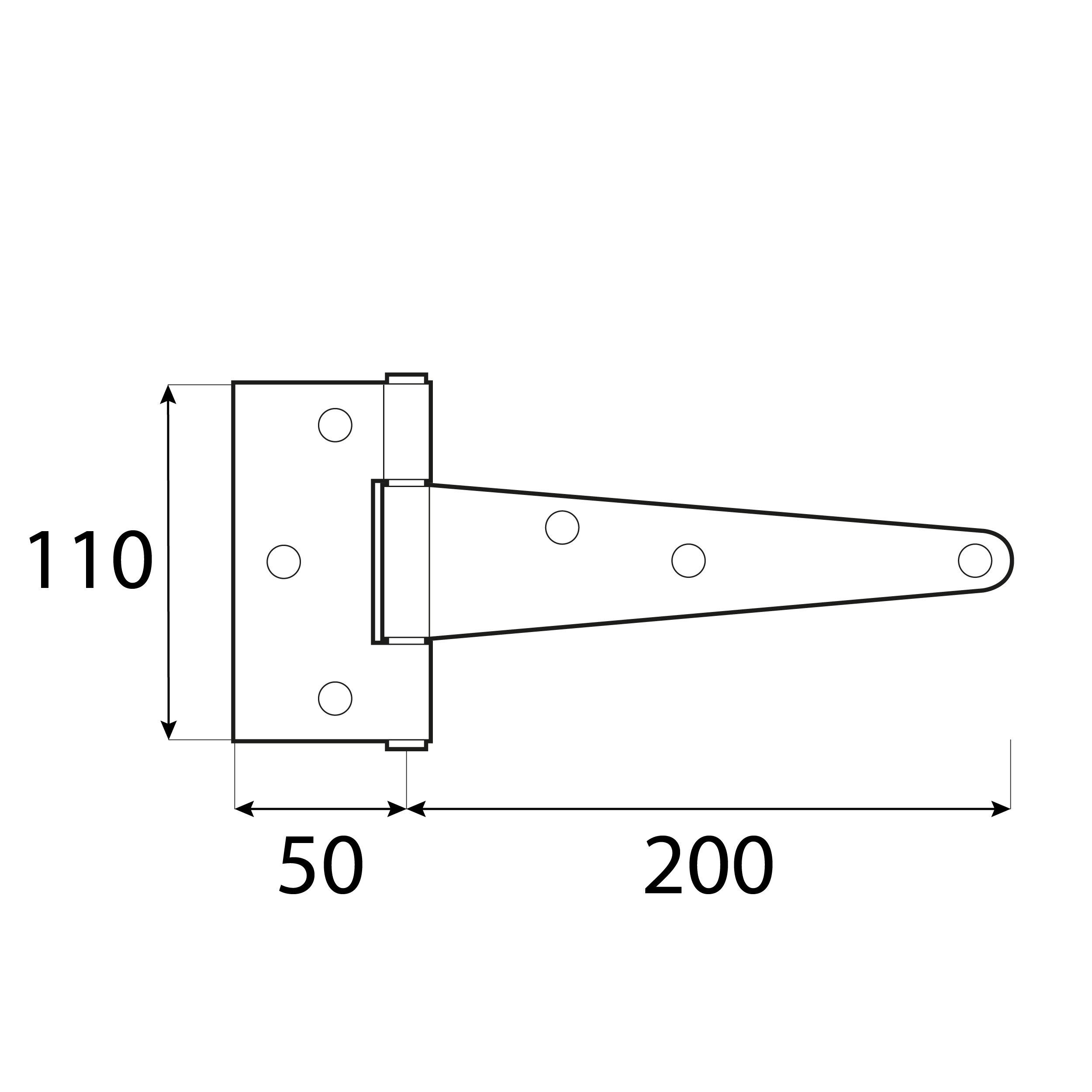 Zawias trójkątny do bramy furtki okiennic - ZT 150 | 150 mm | Złoty Zawias trójkątny do bramy furtki okiennic ZT 150, 150 mm, Złoty, Stal konstrukcyjna DC01.