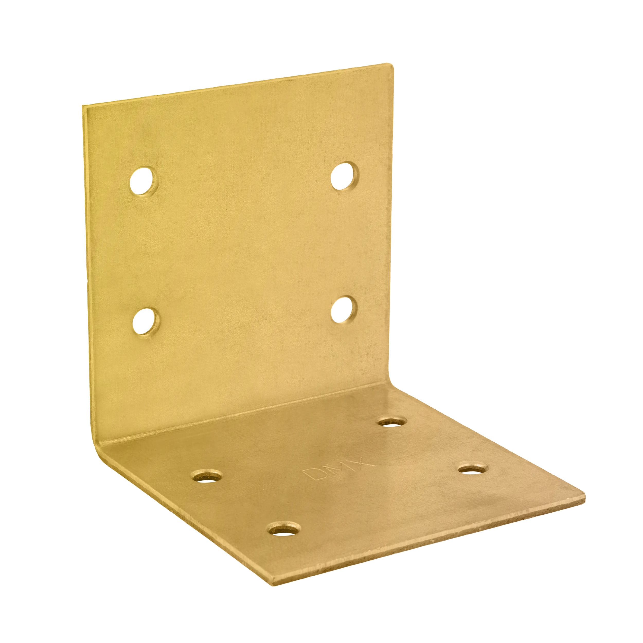 Kątownik meblowy stolarski szeroki KS 3, 60x60x60 mm, 20 szt., 60x60x60x2,0 mm, Stal konstrukcyjna DC01, Złoty 2.