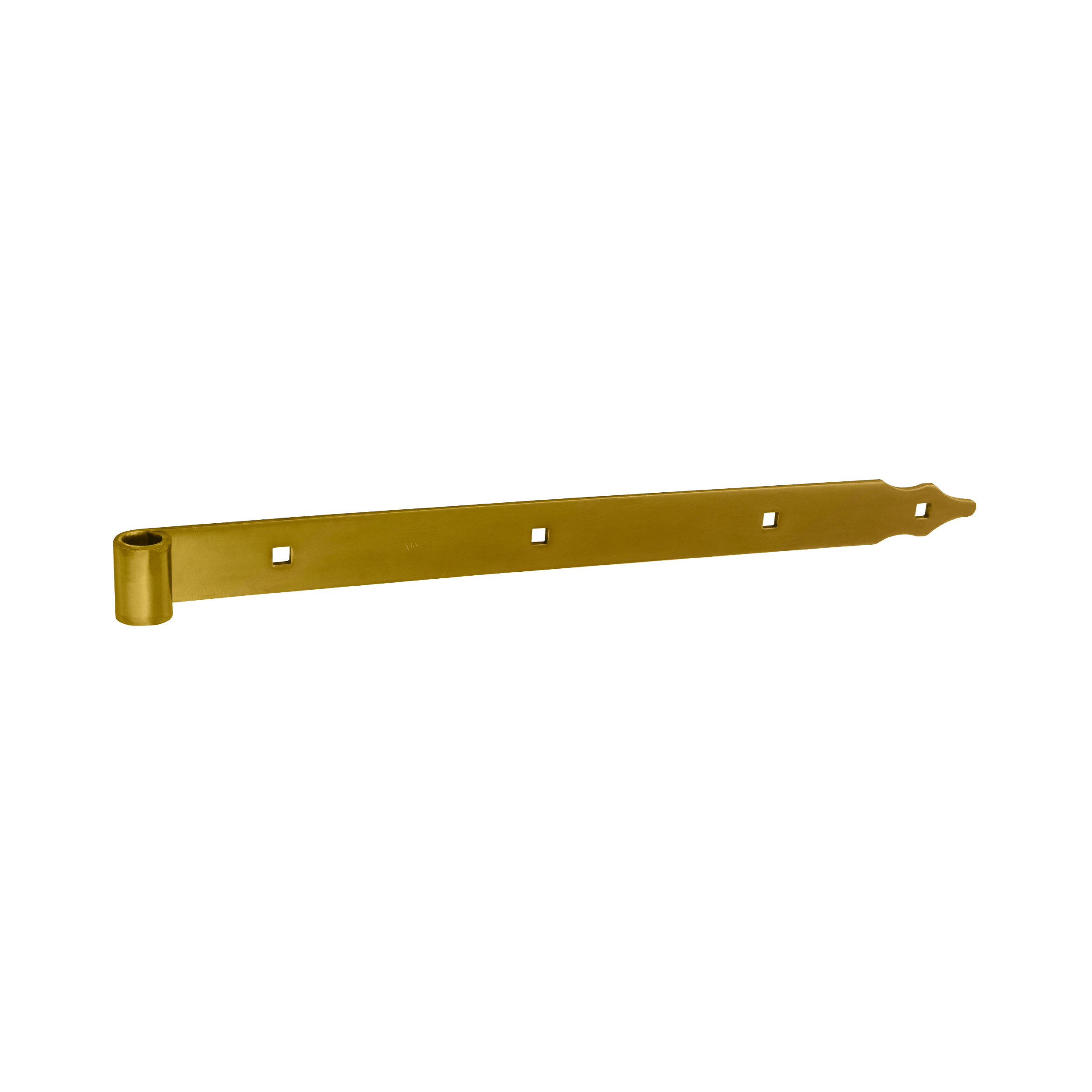 Zawias pasowy do bram ZP 500/16, 500 mm, Złoty, 16 mm, 500x40x5,0 mm.